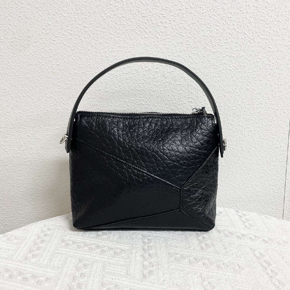  popular EU made regular price 12 ten thousand *christian milada* milano departure * handbag * highest grade cow leather on goods original leather shoulder ..2way diagonal .. Mini everyday lady's 