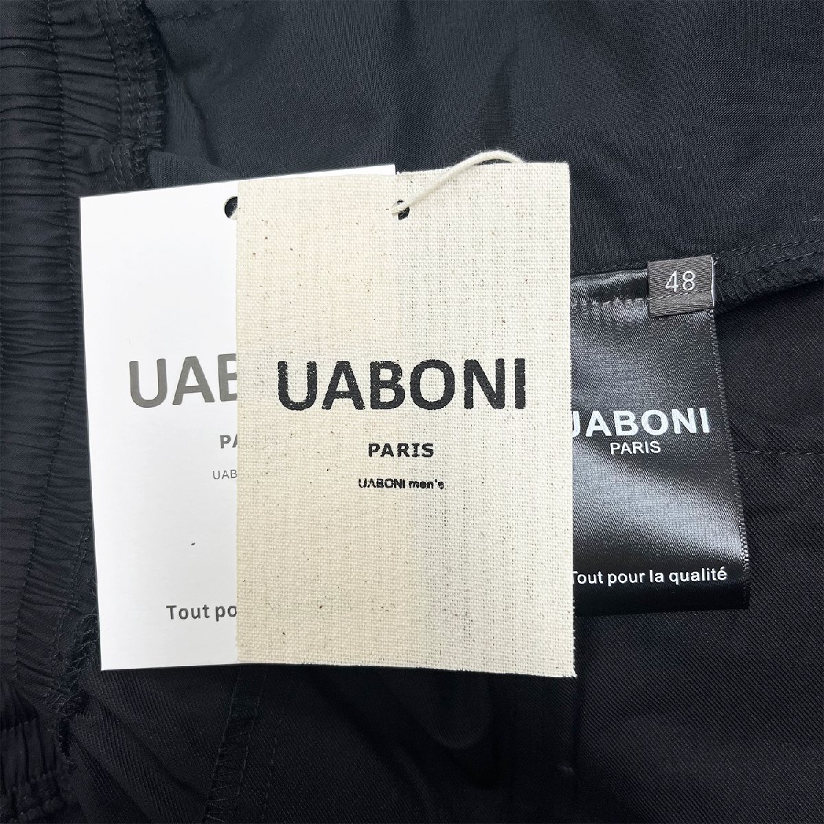 個性EU製＆定価3万◆UABONI*Paris*ショートパンツ*ユアボニ*パリ発◆上質 通気 速乾 無地 快適 ボトムス カジュアル スポーツ 定番 XL/50_画像10