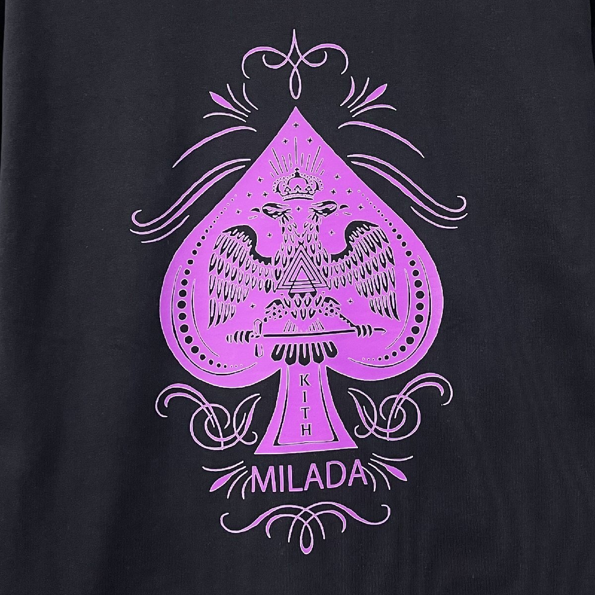 定価2万★christian milada・ミラノ発・半袖Tシャツ★上級 綿100％ 快適 薄手 通気 ロゴ 個性 トップス プルオーバー 夏 男女兼用 L/48_画像3