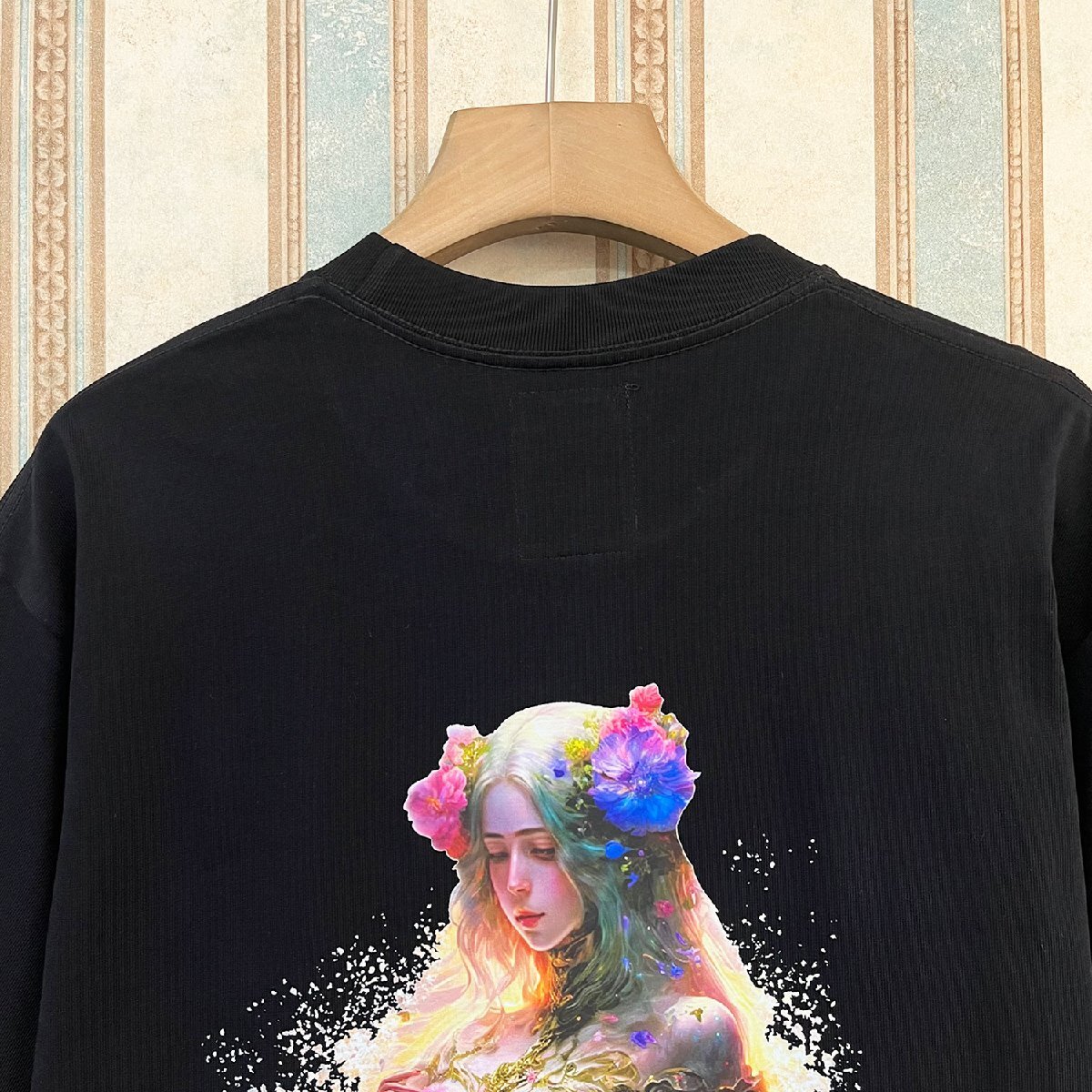 個性 定価2万 FRANKLIN MUSK・アメリカ・ニューヨーク発 半袖Tシャツ 薄手 快適 通気 イラスト カットソー レジャー ユニセックス 夏 2_画像5