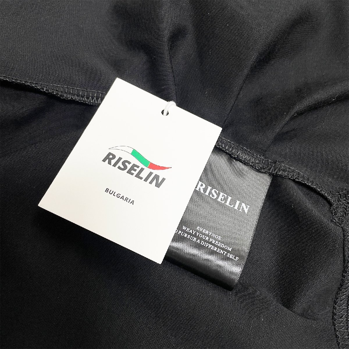 人気ヨーロッパ製※定価2万◆ブルガリア発※RISELIN 半袖Tシャツ 通気 個性 ハート柄 ギャザー ショート丈 キレイめ レディース M/46_画像9