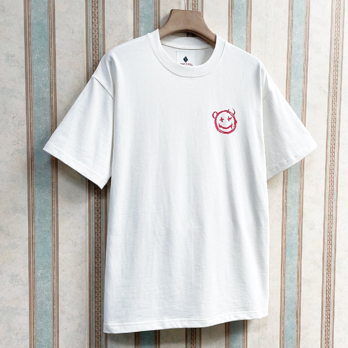 個性 定価2万 FRANKLIN MUSK・アメリカ・ニューヨーク発 半袖Tシャツ コットン100％ 快適 可愛い 通気 スウェット ユニセックス サイズ3_画像10