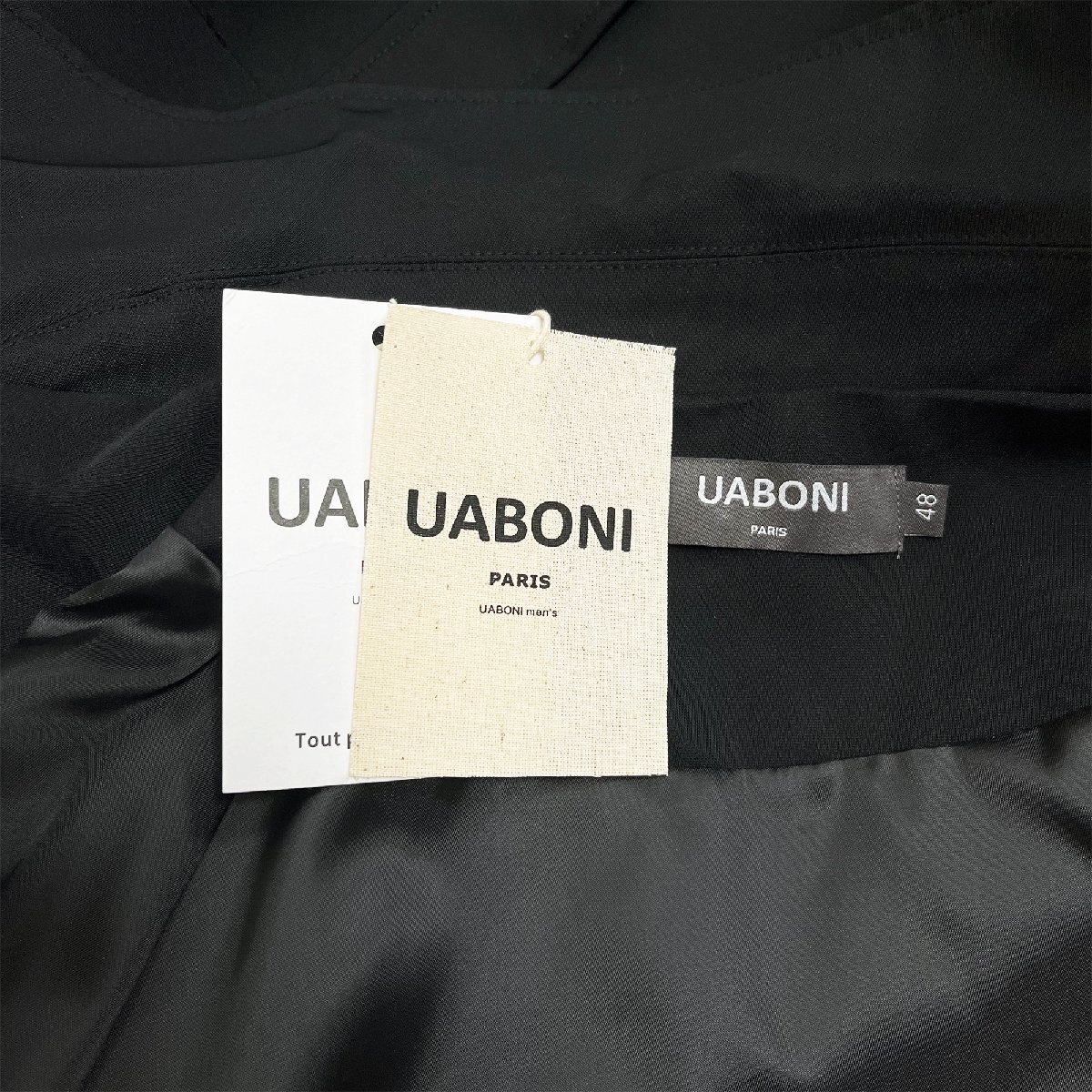 新作EU製＆定価6万◆UABONI*Paris*ジャケット*ユアボニ*パリ発◆上品 防風 洗練 オシャレ 無地 個性 紳士 メンズ ビジネス 通勤 日常 XL_画像9