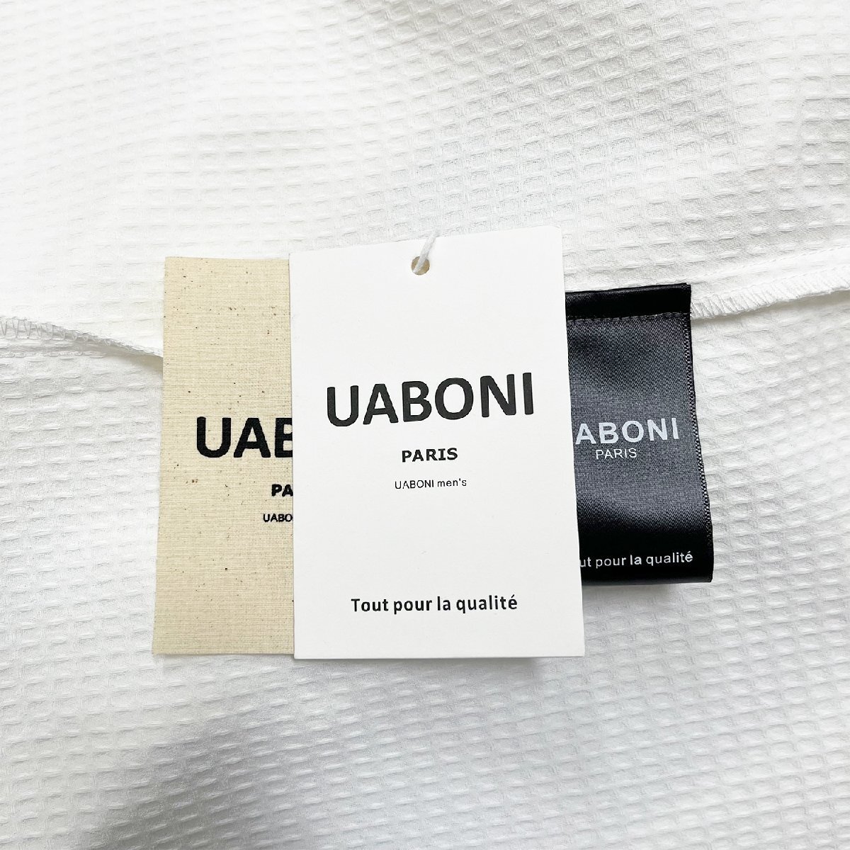 個性EU製＆定価6万◆UABONI*Paris*ジャケット*ユアボニ*パリ発◆上品 薄手 速乾 立体感 人気 ストリート アウター カジュアル 春夏 L/48_画像10