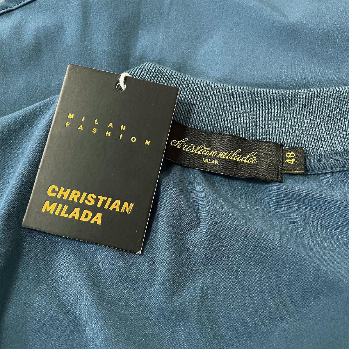 定価2万★christian milada・ミラノ発・半袖Tシャツ★薄手 速乾 涼しい シンプル 無地 洗練 プルオーバー トップス カジュアル 夏服 M_画像9