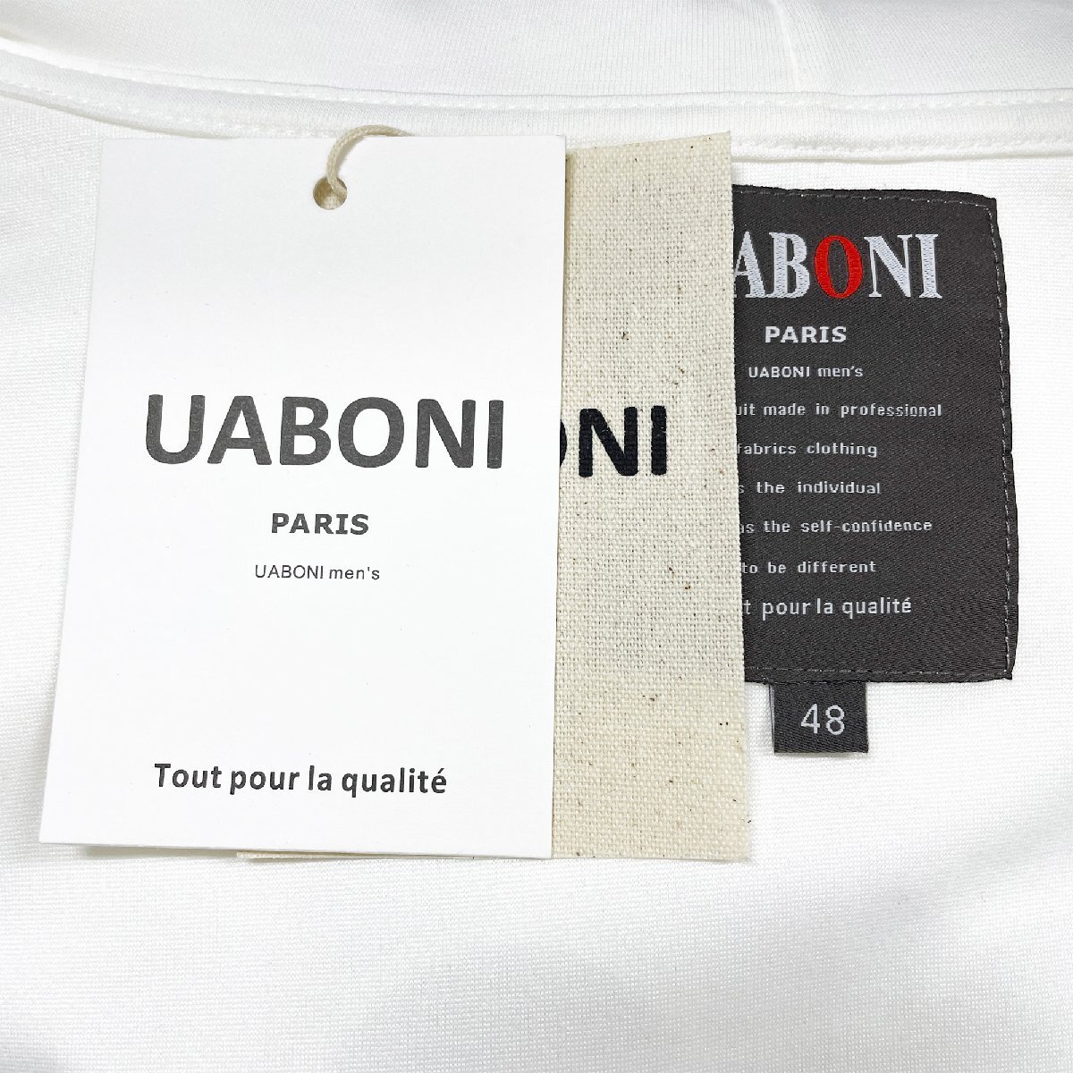 個性EU製＆定価4万◆UABONI*Paris*パーカー*ユアボニ*パリ発◆コットン100％ 高級 ソフト クマ スウェット 可愛い トレーナー 男女兼用 M_画像8