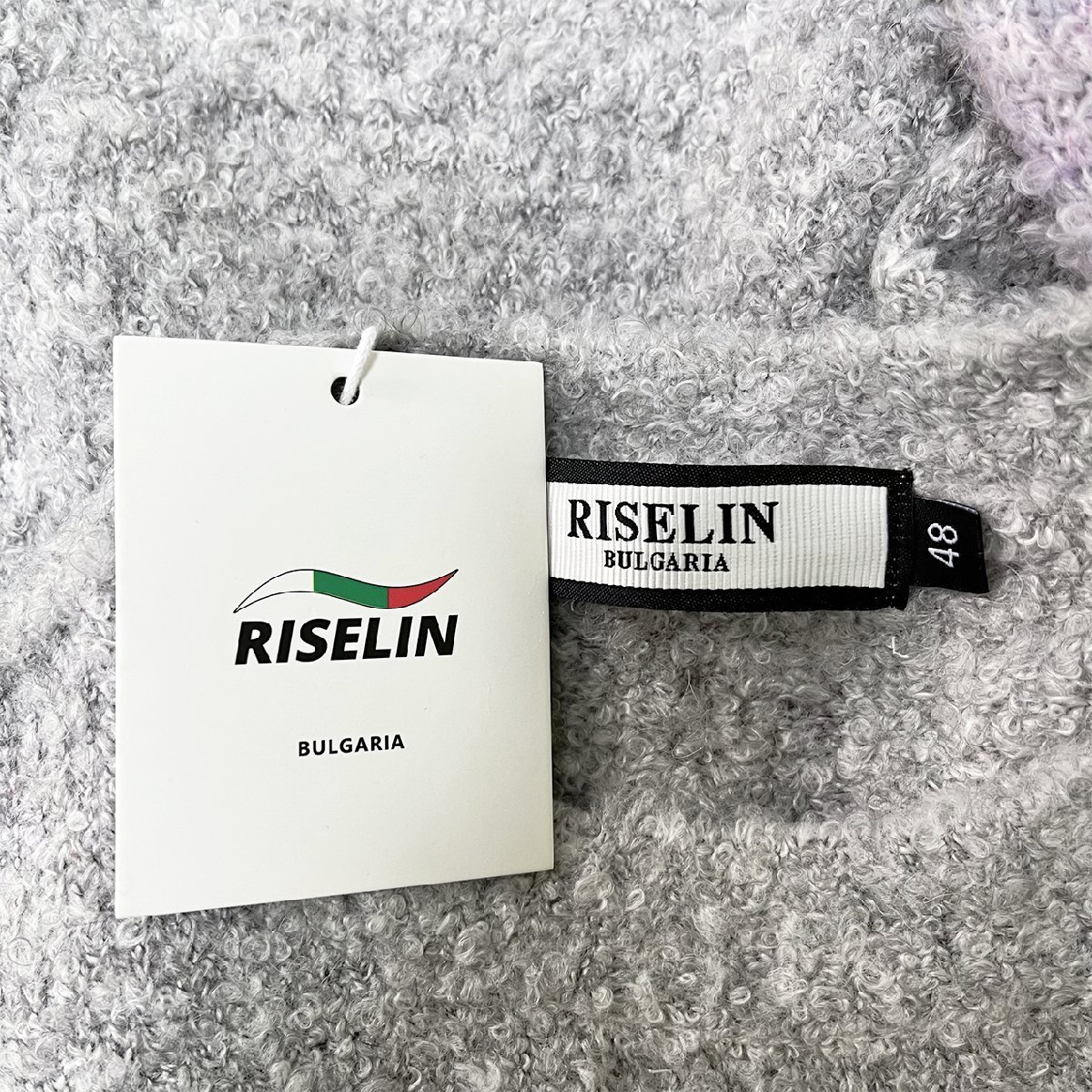 人気ヨーロッパ製※定価5万◆ブルガリア発※RISELIN セーター ウール混 防寒 ゆったり ウサギ キュート ショート丈 可愛い レディース M_画像9