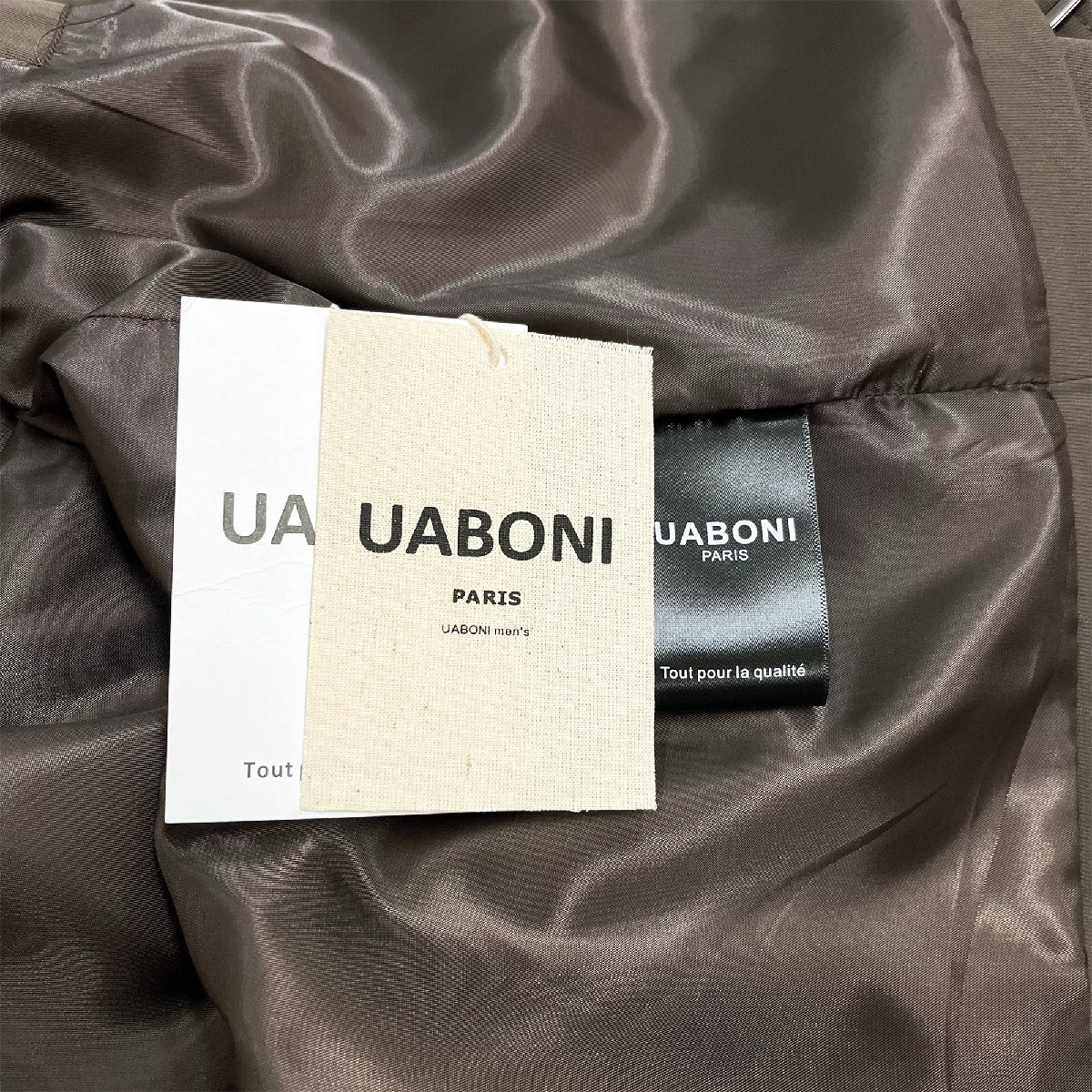 高級EU製＆定価6万◆UABONI*Paris*ジャケット*ユアボニ*パリ発◆上品 防風 洗練 オシャレ 無地 個性 紳士 メンズ ビジネス 通勤 日常 2XL_画像10