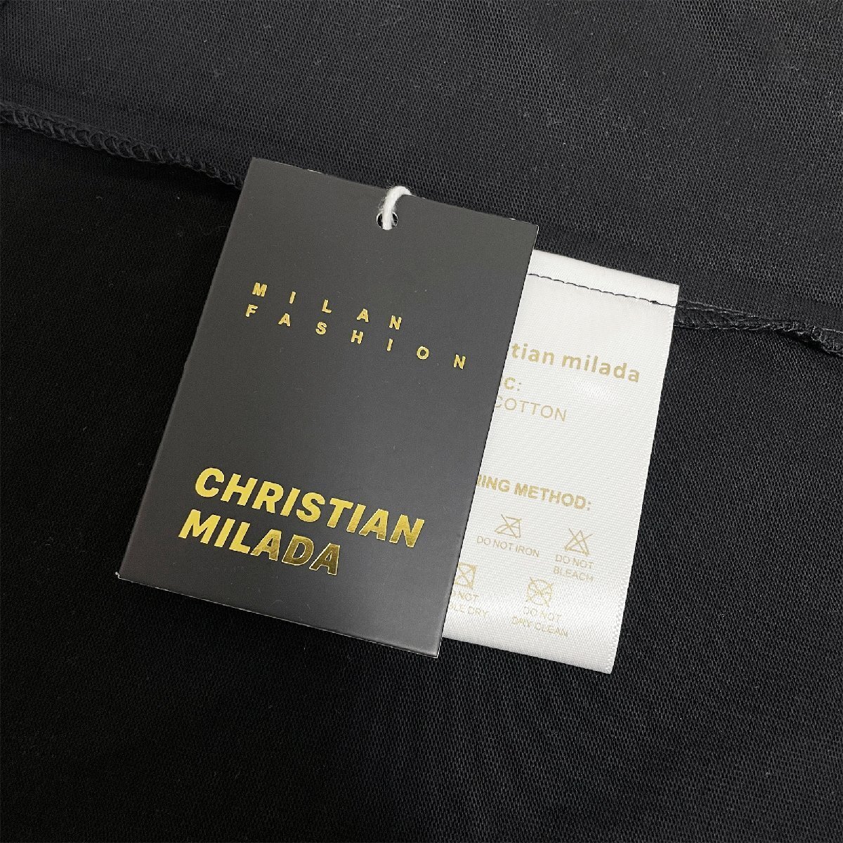 定価2万★christian milada・ミラノ発・半袖Tシャツ★上品 ナチュラル ゆったり 快適 スウェット デイジー柄 可愛い 定番 男女兼用 夏 L_画像9