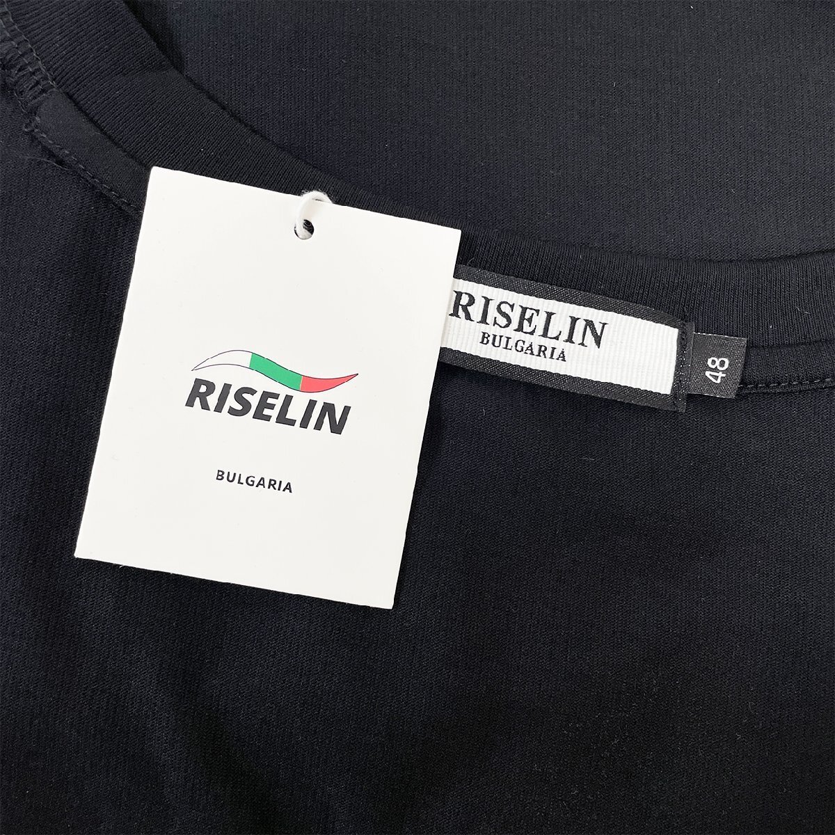 個性ヨーロッパ製※定価2万◆ブルガリア発※RISELIN 半袖Tシャツ コットン100％ 快適 吸汗 恐竜 手書き風 トップス 遊び心 夏服 M/46サイズ_画像9