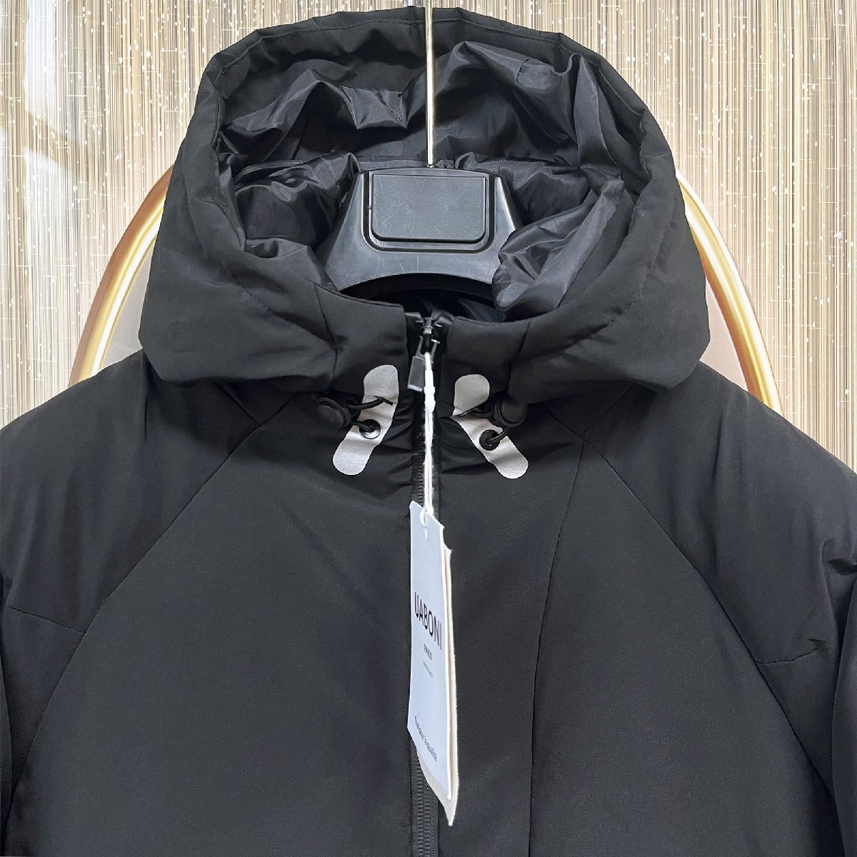  protection against cold EU made & regular price 8 ten thousand *UABONI*Paris* down jacket *yuaboni* Paris departure * Duck down 90% thick .. plain stylish outer XL/50 size 