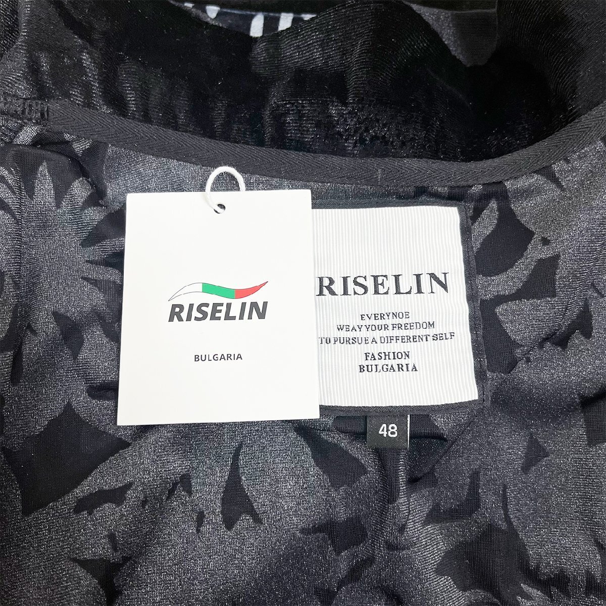 新作ヨーロッパ製※定価2万◆ブルガリア発※RISELIN 半袖Tシャツ 薄手 速乾 透かし 個性 折り襟 トップス スウェット 夏服 レディース XL_画像8