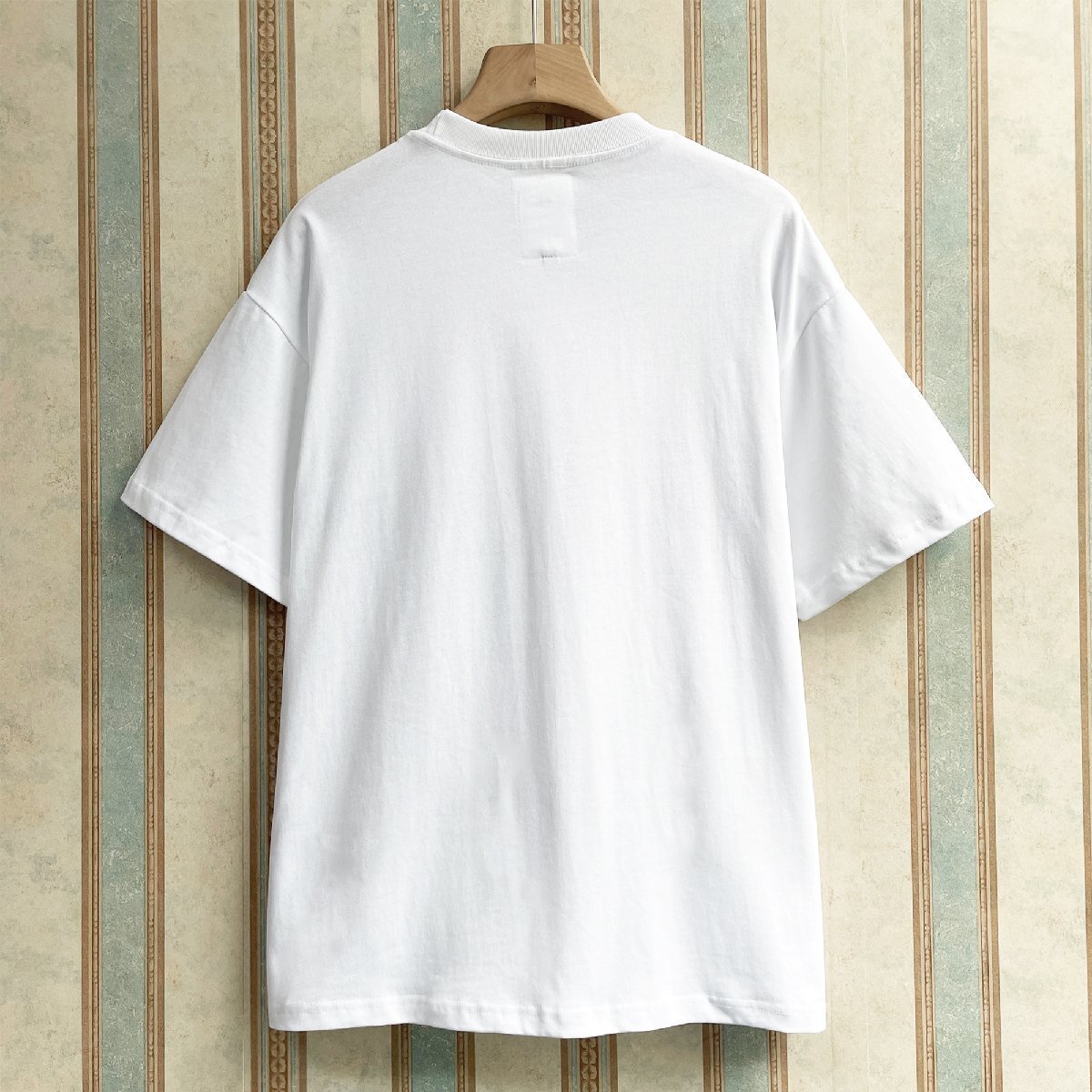 上級 定価2万 FRANKLIN MUSK・アメリカ・ニューヨーク発 半袖Tシャツ 快適 吸湿 遊び心 可愛い トップス スウェット カットソー サイズ1の画像2