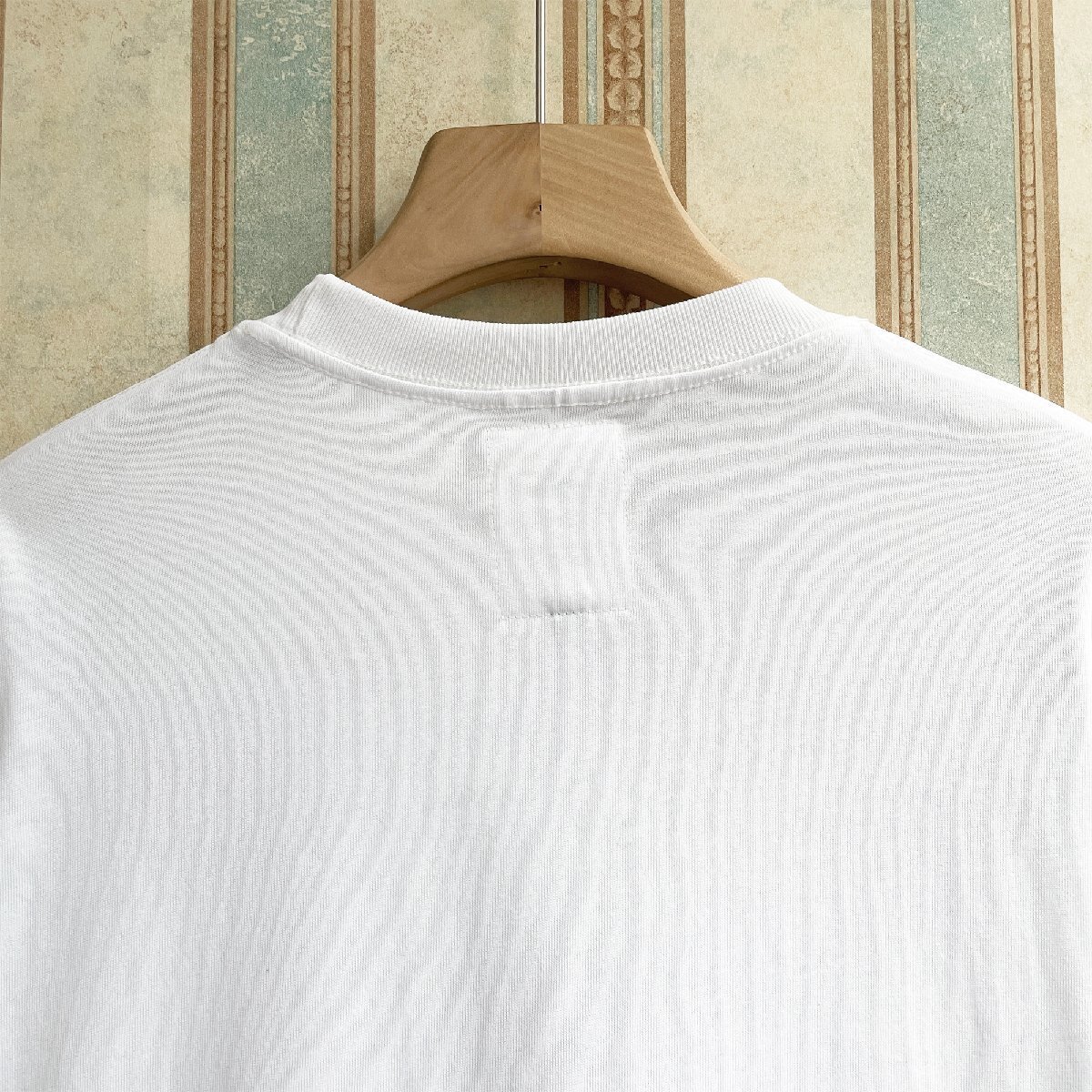上級 定価2万 FRANKLIN MUSK・アメリカ・ニューヨーク発 半袖Tシャツ 快適 吸湿 遊び心 可愛い トップス スウェット カットソー サイズ1の画像4