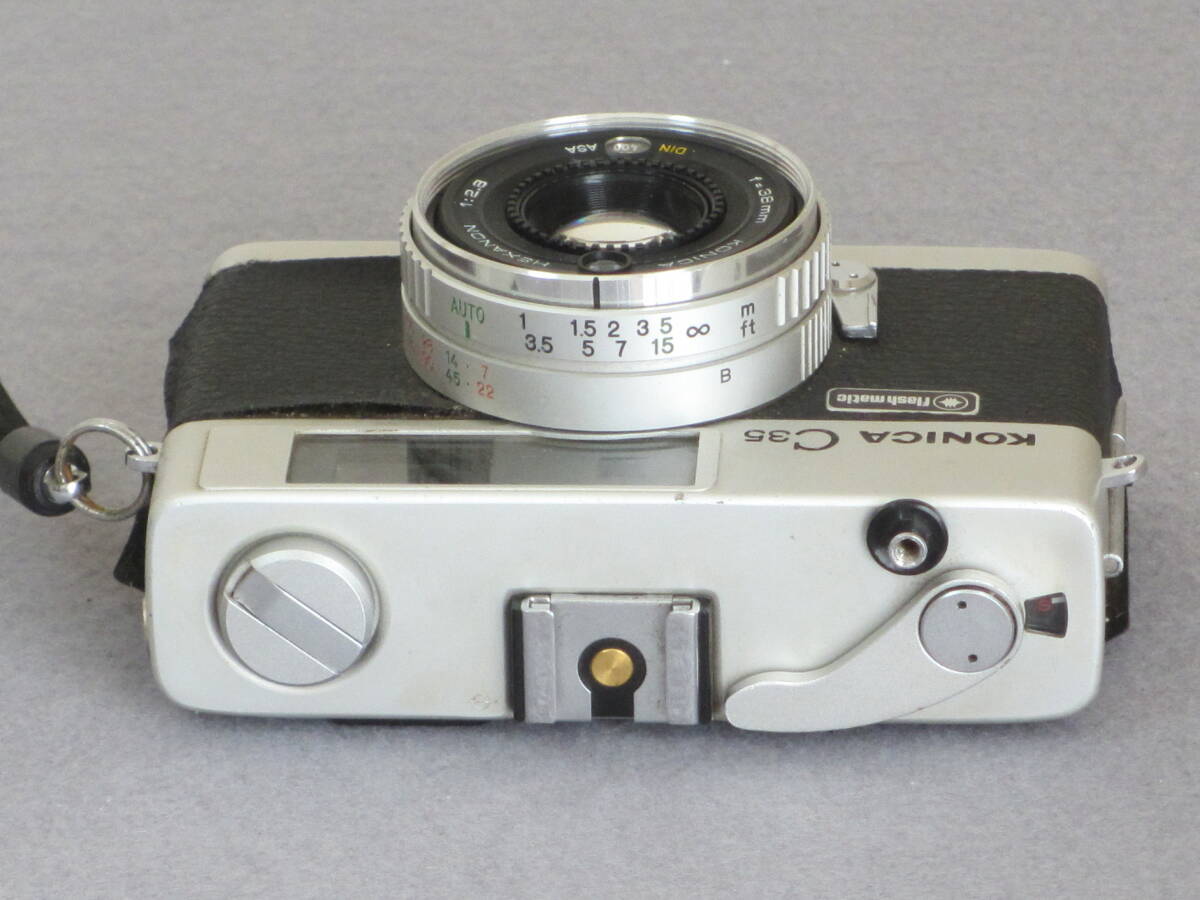 【返品不可・中古】銀塩フィルムカメラ　コニカ　KONICA C35_画像7