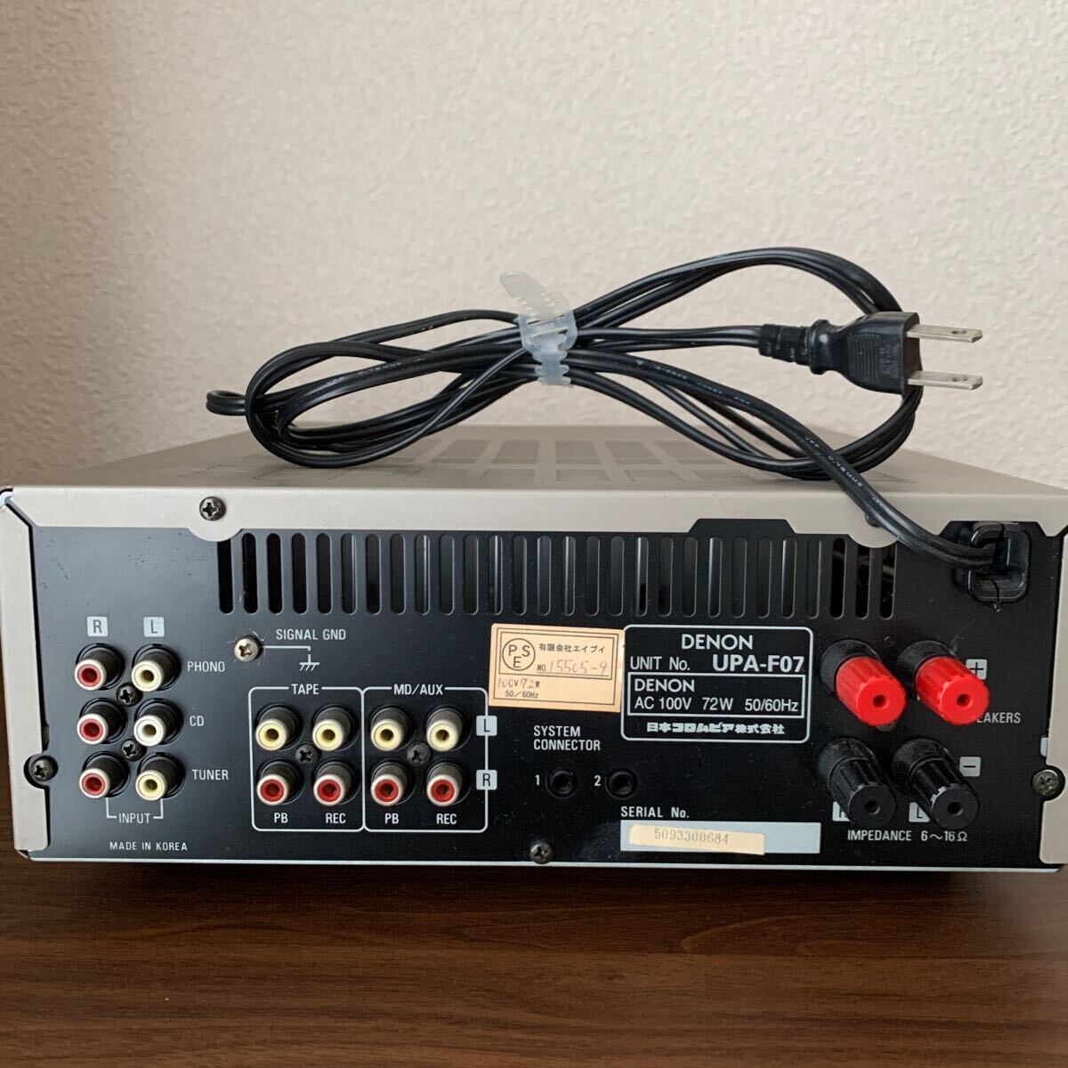 [ Junk ]DENON Denon pre-main amplifier sound equipment stereo amplifier amplifier UPA-F07
