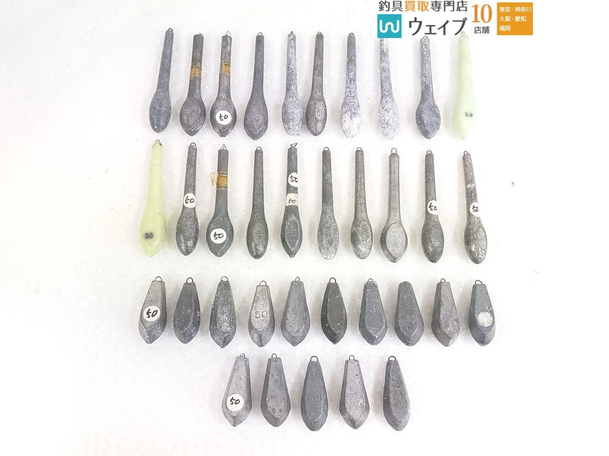 胴突き・六角 小田原 おもり 船用オモリ 錘 50号 総重量約6.6kg_60Y479830 (1).JPG