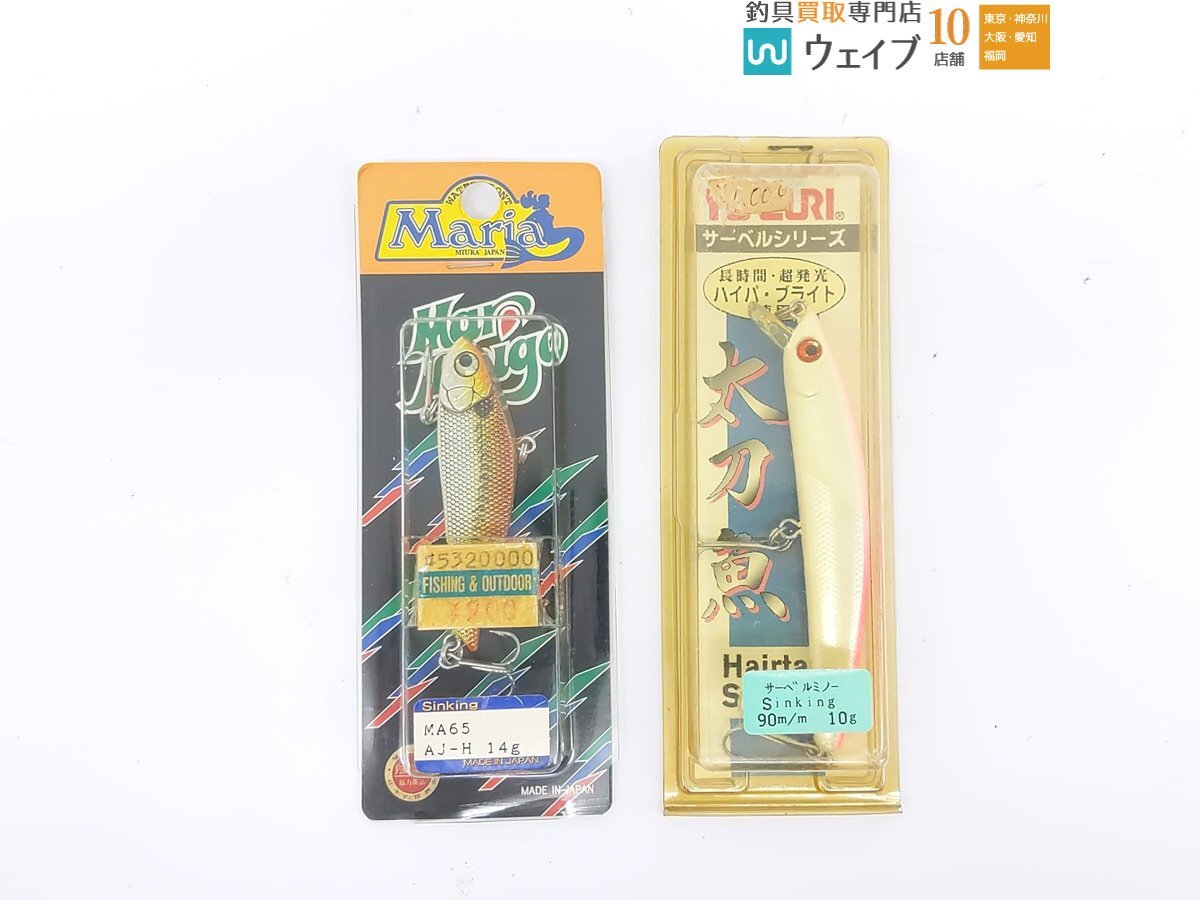 ダイワ ソルティガオーバーゼア 秋刀魚、ハヤブサ ジャックアイ 20g アカキン、シマノ エクセンスクー 190F 等 計18点セットの画像9