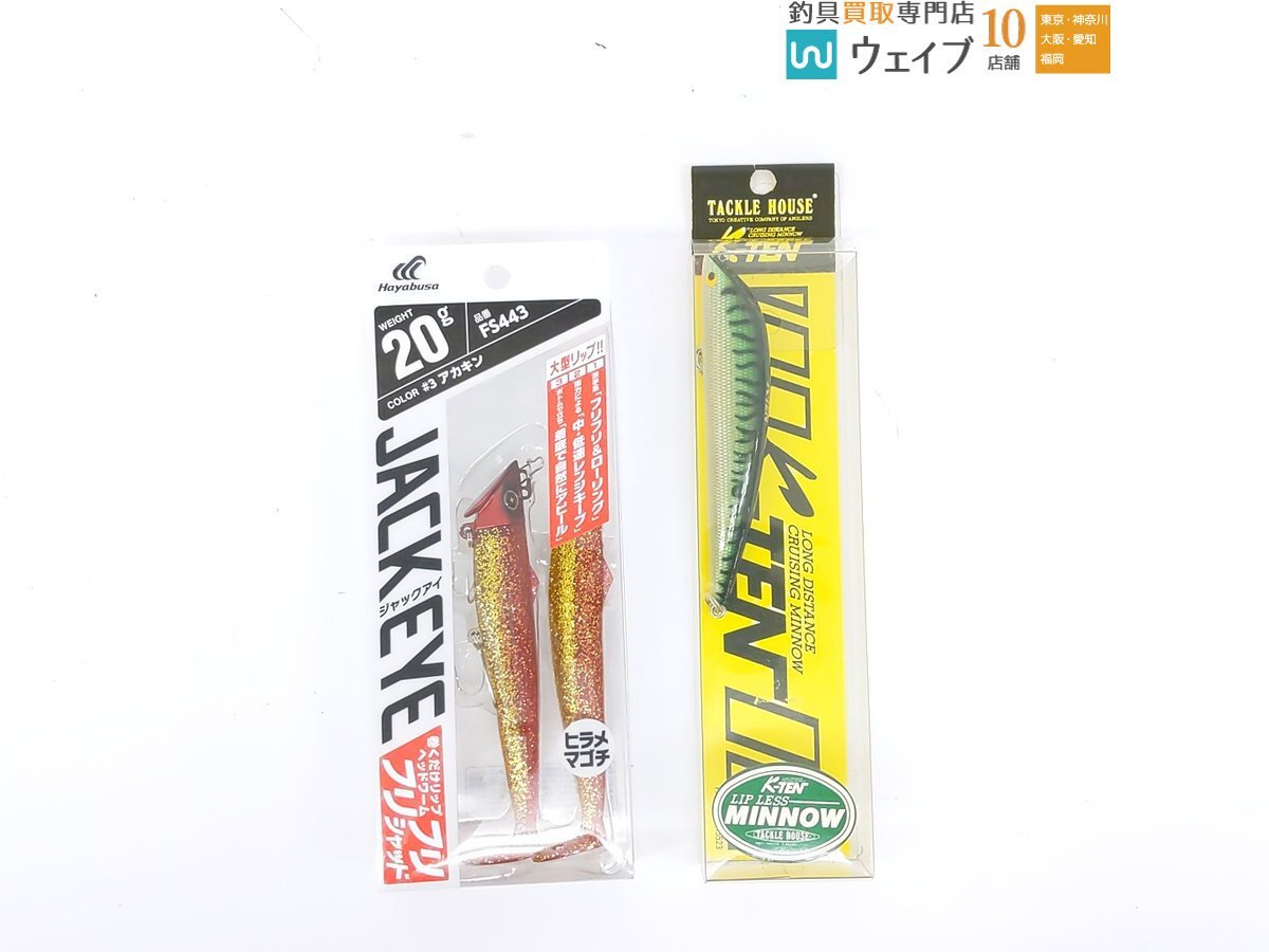 ダイワ ソルティガオーバーゼア 秋刀魚、ハヤブサ ジャックアイ 20g アカキン、シマノ エクセンスクー 190F 等 計18点セットの画像4