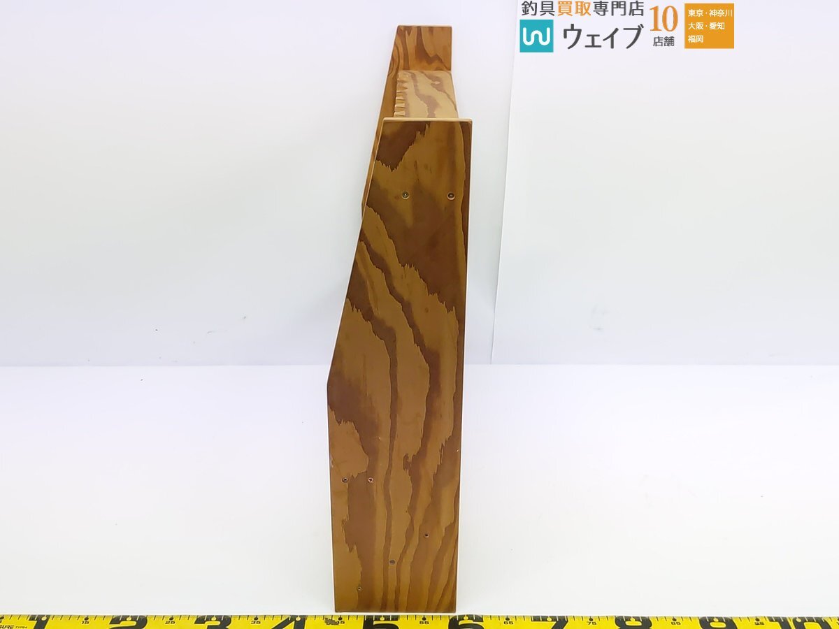 【東京都杉並区 店舗渡し限定 Undeliverable】木製 ロッドスタンド 12本用 計2点の画像7