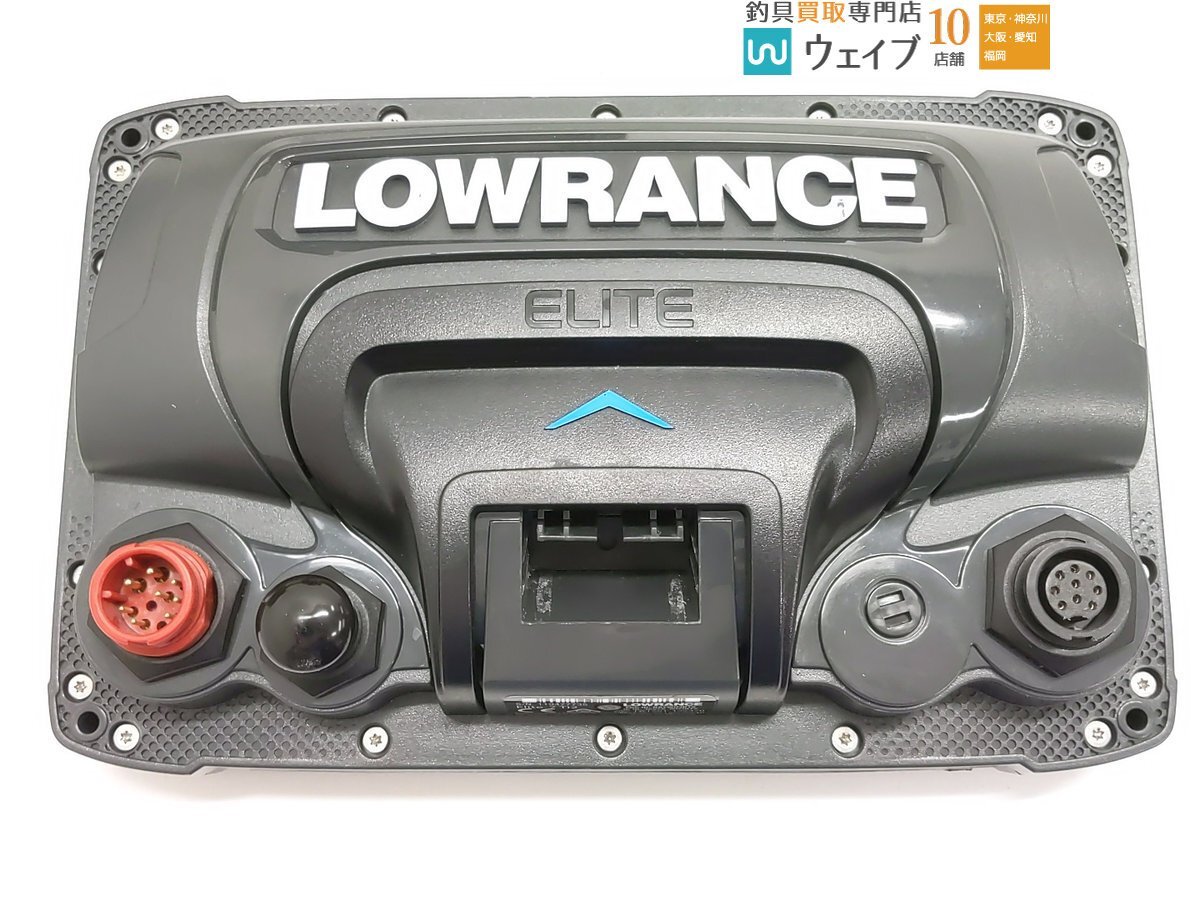 LOWRANCE Elite-7 ローランス エリート7 Ti2 日本語対応 地図付き 振動子・ポール付き 美品の画像3