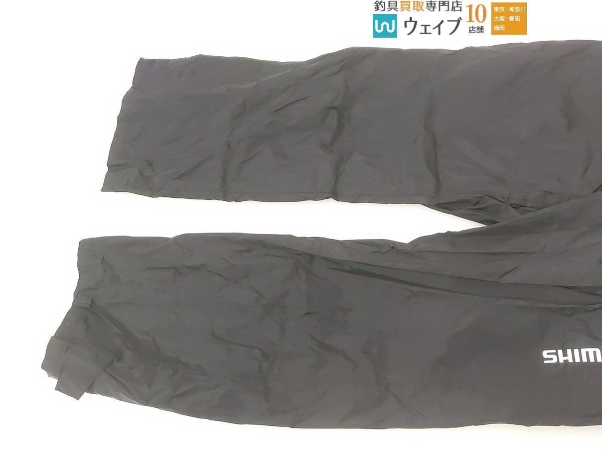 シマノ DSスタンダードスーツ RA-026N レインスーツ サイズ：Lの画像8
