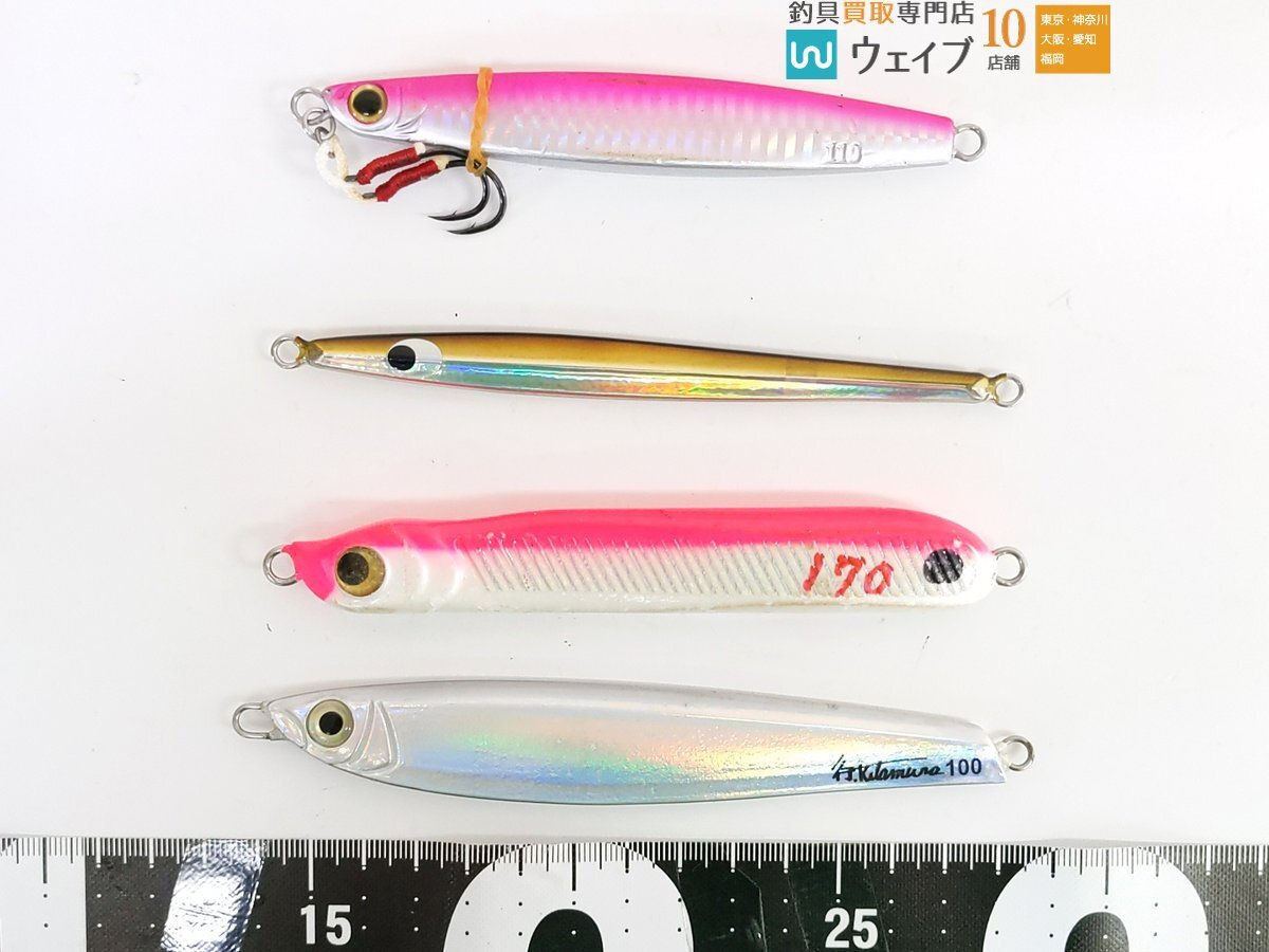 ブルーブルー スピンビット 120g・ジャッカル バンブルズジグ 120g ・ダイワ ソルティガ FKジグ 130g 等計30個中古 ジグ セットの画像6