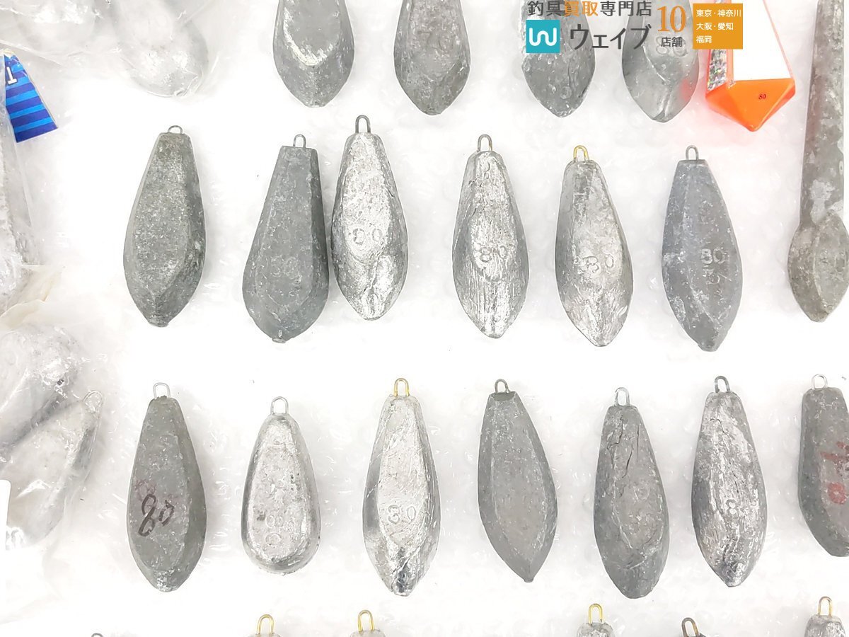 六角型オモリ 等 号数 約70～80号 総重量 約10kg セット おもり オモリ 錘の画像6