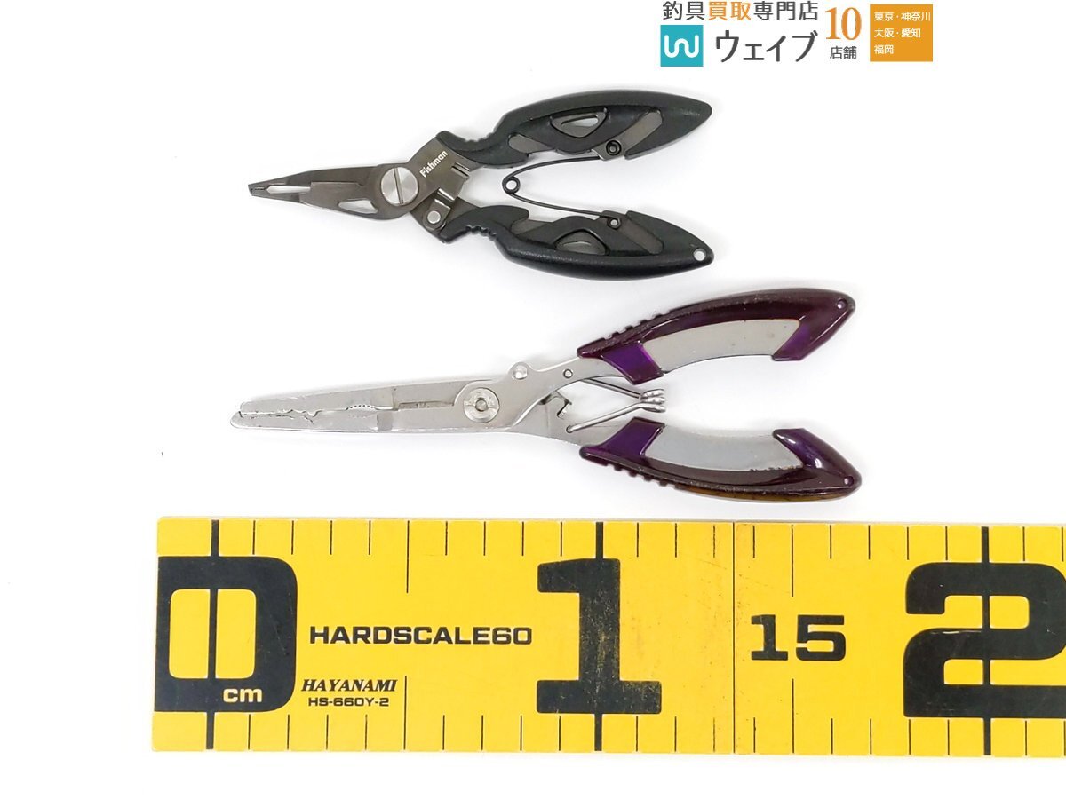  is pisonYQ-850 measurement fishing measuring * Shimano CT-561P power plier * Daiwa aluminium plier α200H lock LG etc. total 14 point set 