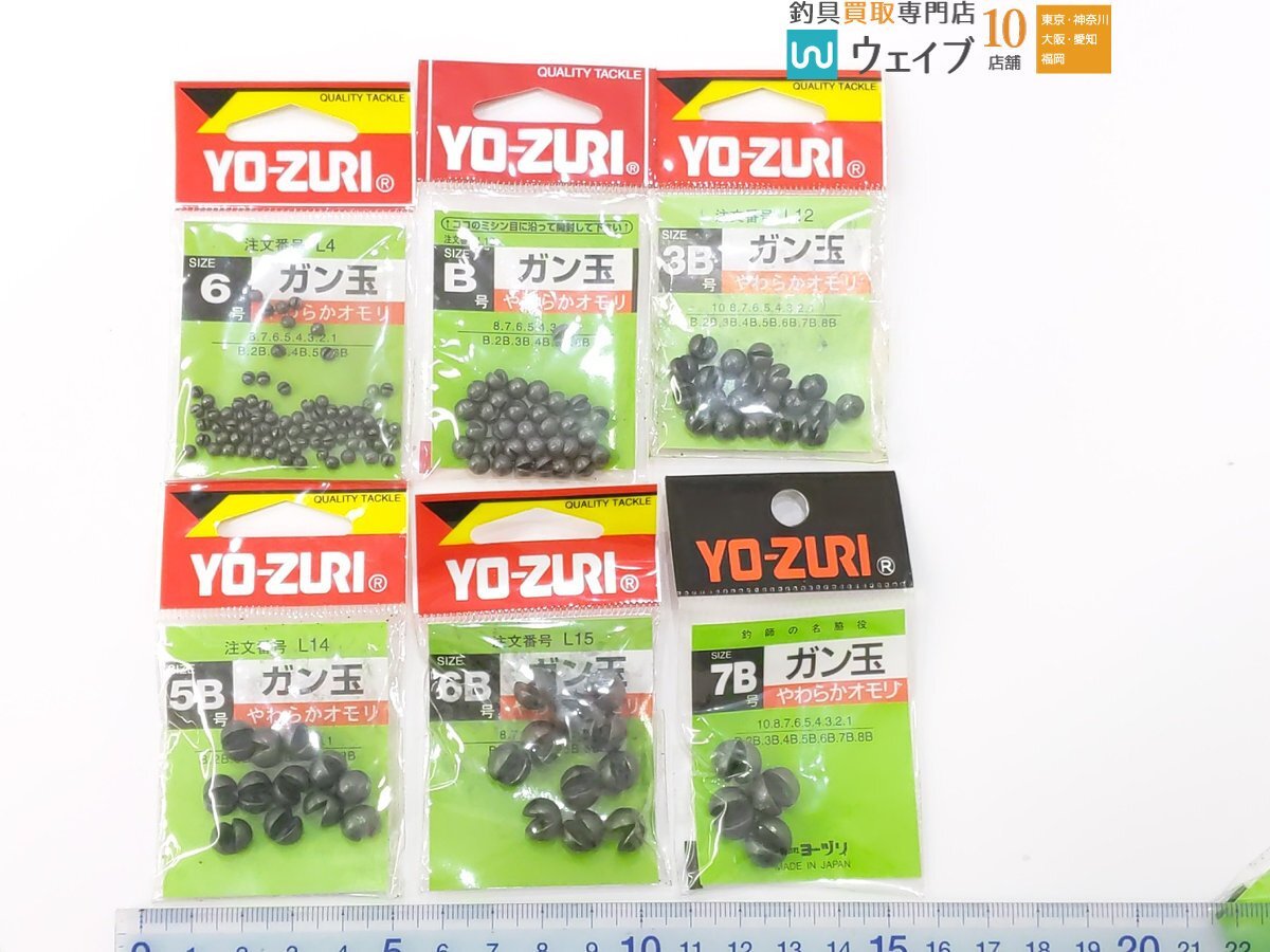  Duel yo-zuli gun sphere 6~7B number fishing sinker number number all sorts total 60 point set unused goods 