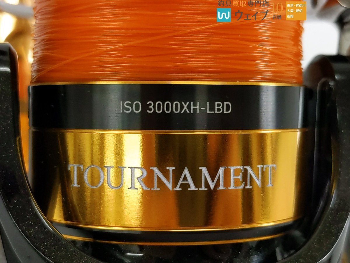 ダイワ 22 トーナメント ISO 3000XH-LBD、LIVRE リブレ EF30 ハンドルノブ カスタム