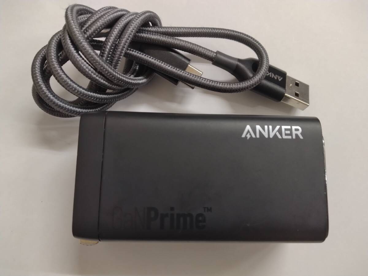 ■アンカー Anker 737 Charger (GaNPrime 120W) | 急速充電器 A2148  純正 Type-A to C USBケーブル 付き Cの画像1