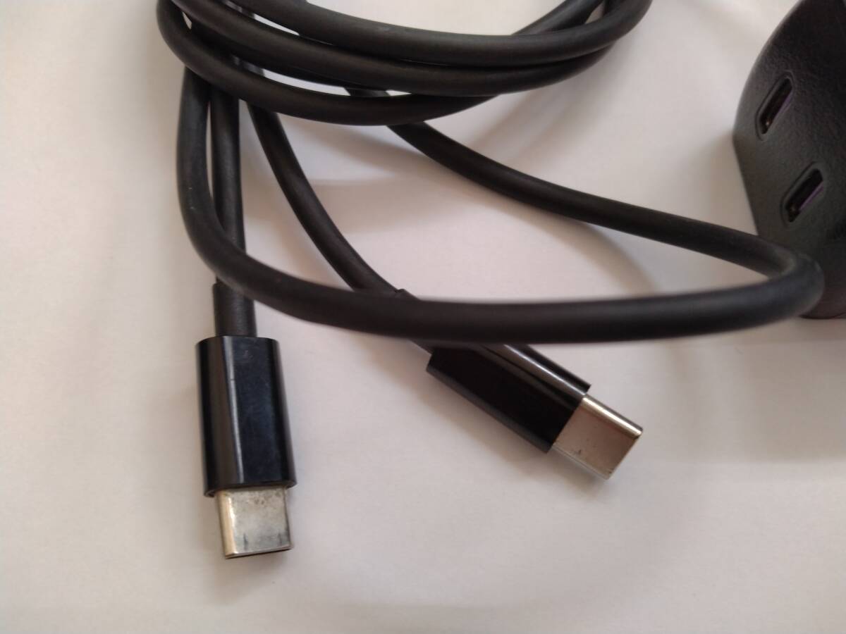 ■CIO（シーアイオー）NovaPort DUO 45W USB-C 2ポート GaN USB PD 充電器 ACアダプタ CIO-G45W2C 社外 USB Type-C to Cケーブル付き C　_画像2