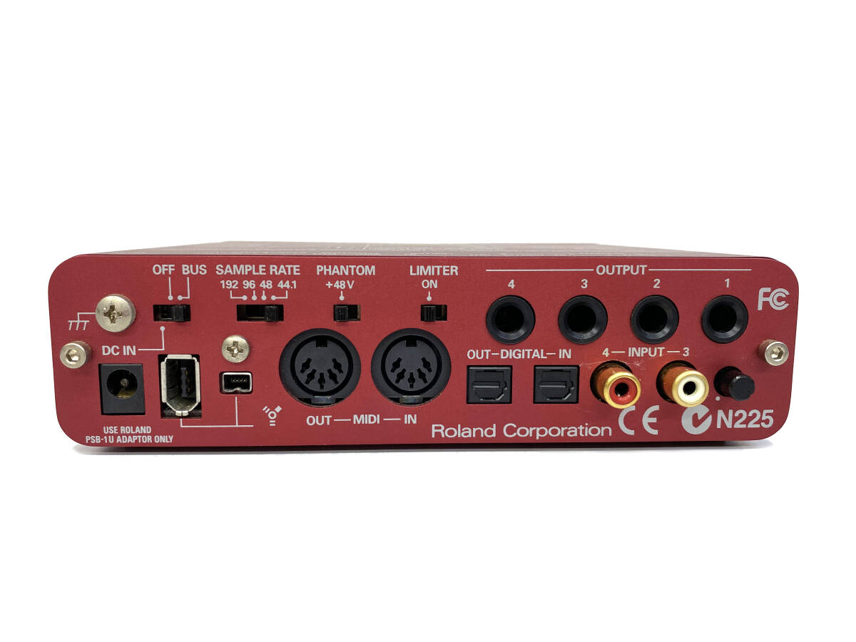 動作品 Roland Edirol ローランド FA-66 オーディオインターフェース firewire IEEE1394 (audient rme focusrite presonus steinberg MOTUの画像2