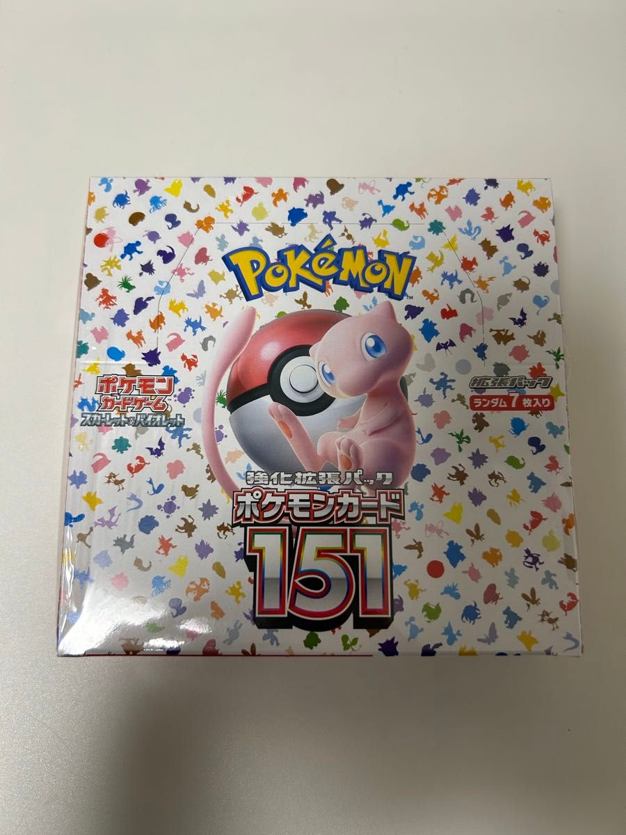【即購入可】ポケモンカード151 1BOX シュリンク付き ポケカ 【即購入可】ポケモンカード151 1BOX シュリンク付き ポケカ