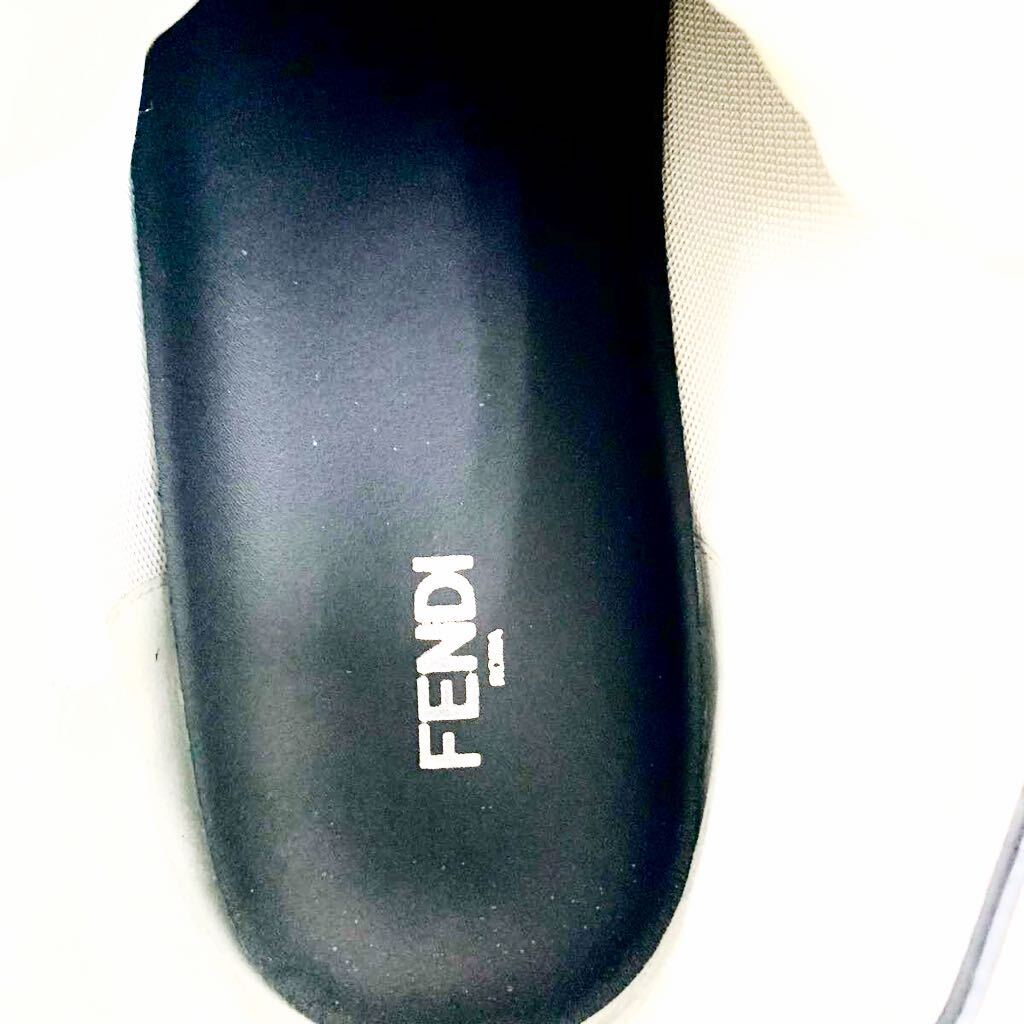 【超希少】【プレミア】【新品未使用】FENDIのハイカットスニーカー FENDI スニーカー メンズ 青 ハイカット 29センチの画像5