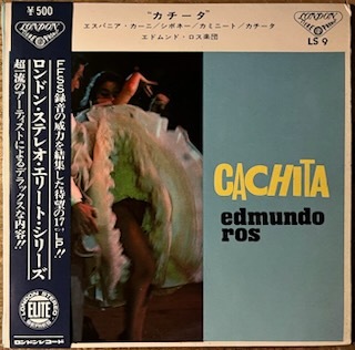 ●7inch.4曲入りEPレコード//カチータ/CACHITA/エドムンド・ロス楽団/1965年//ぴったりジャストサイズ未使用外袋入り_画像1