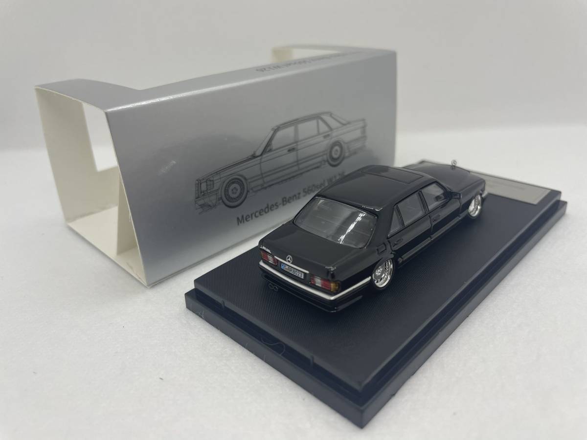 Master 1/64 メルセデスベンツ Mercedes-Benz 560SEL W126 ブラック J08-1-214_画像3