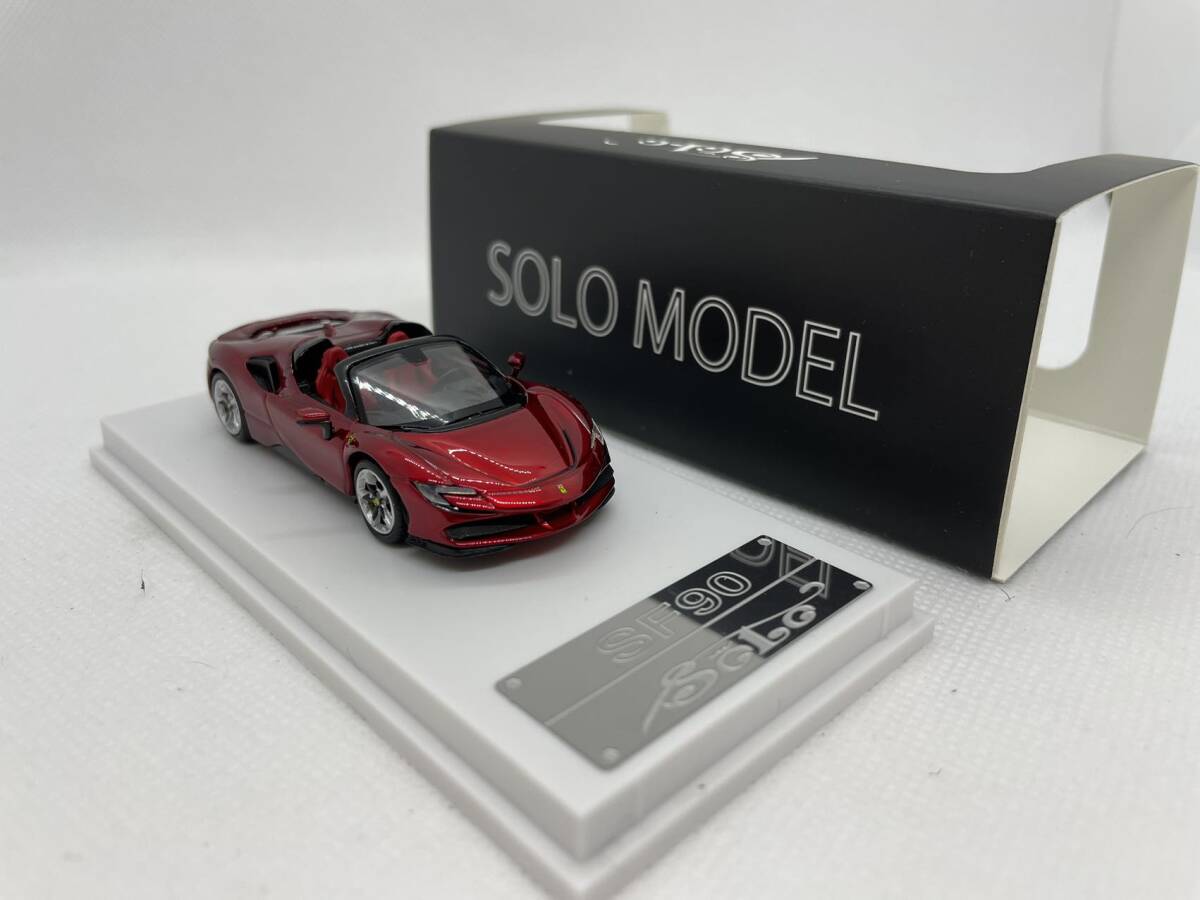 SOLO MODEL 1/64 フェラーリ Ferrari SF90 J04-R-521_画像4