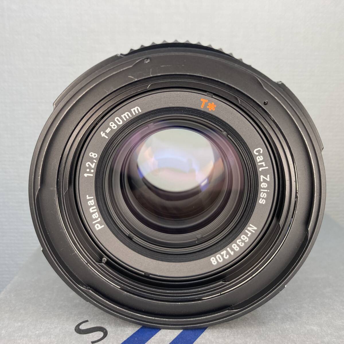 現状品 HASSELBLAD ハッセルブラッド SYNCHRO COMPUR レンズ カールツァイス プラナー Carl Zeiss Planar 1:2,8 f=80mm T_画像4