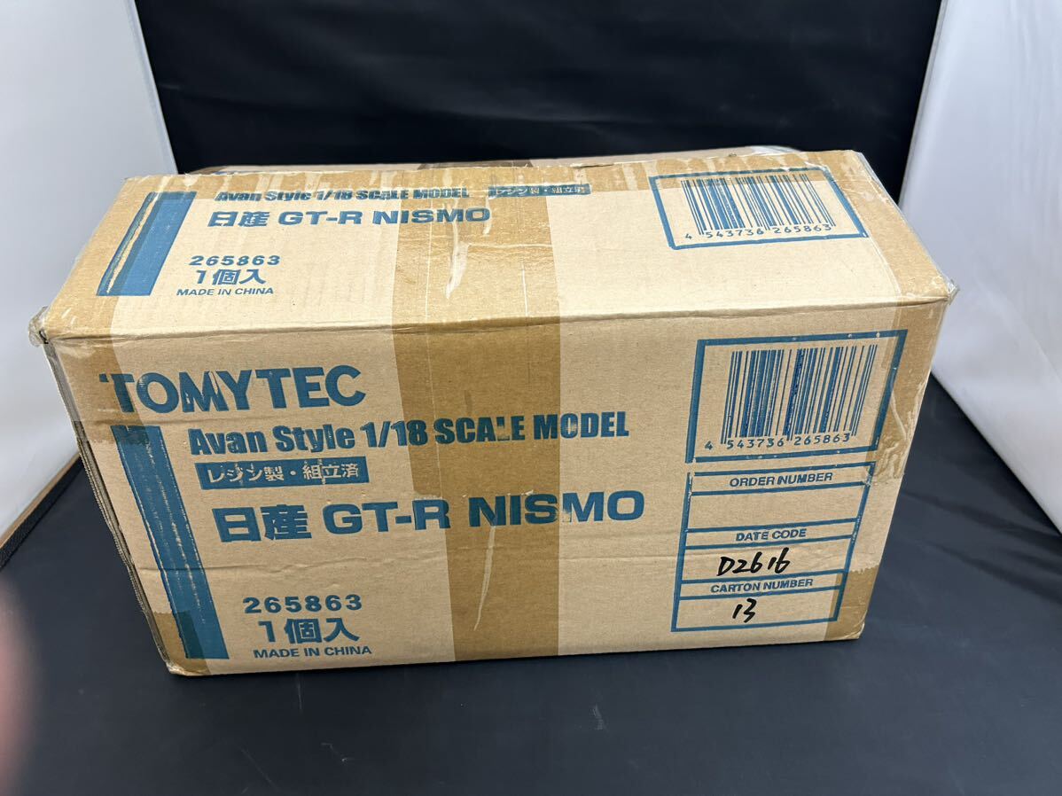 【TOMYTEC/トミーテック】日産 Nissan GT-R Nismo R35 パールホワイト AvanStyle 1/18 長期保管 現状品の画像9