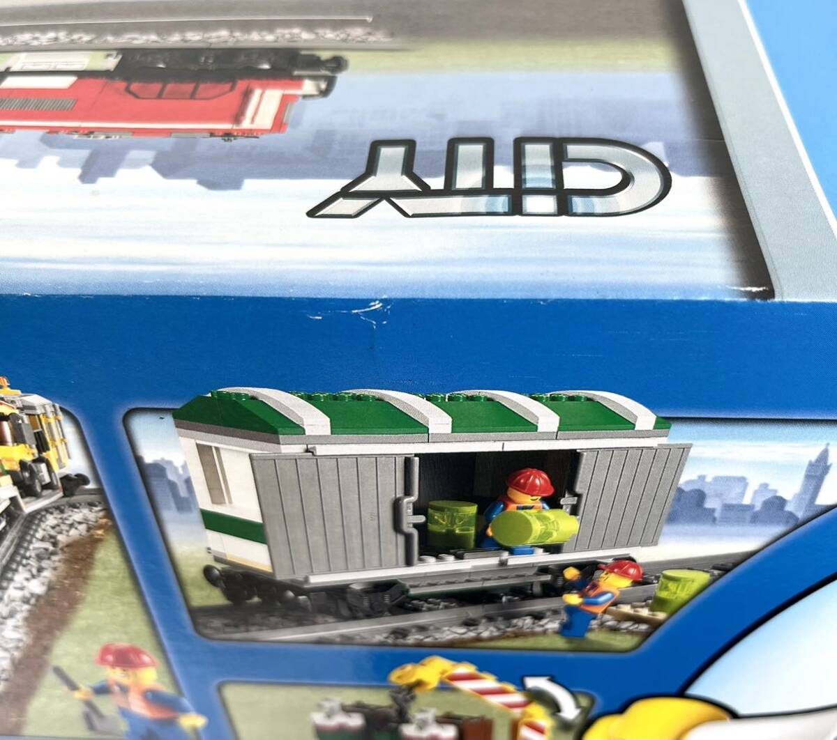 新品未開封 LEGO 3677 CITY Red Cargo Train シティ レッド・カーゴトレインの画像4