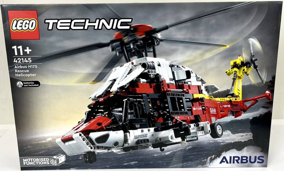 新品未開封 レゴ LEGO テクニック エアバス H175 レスキューヘリコプター 42145の画像1