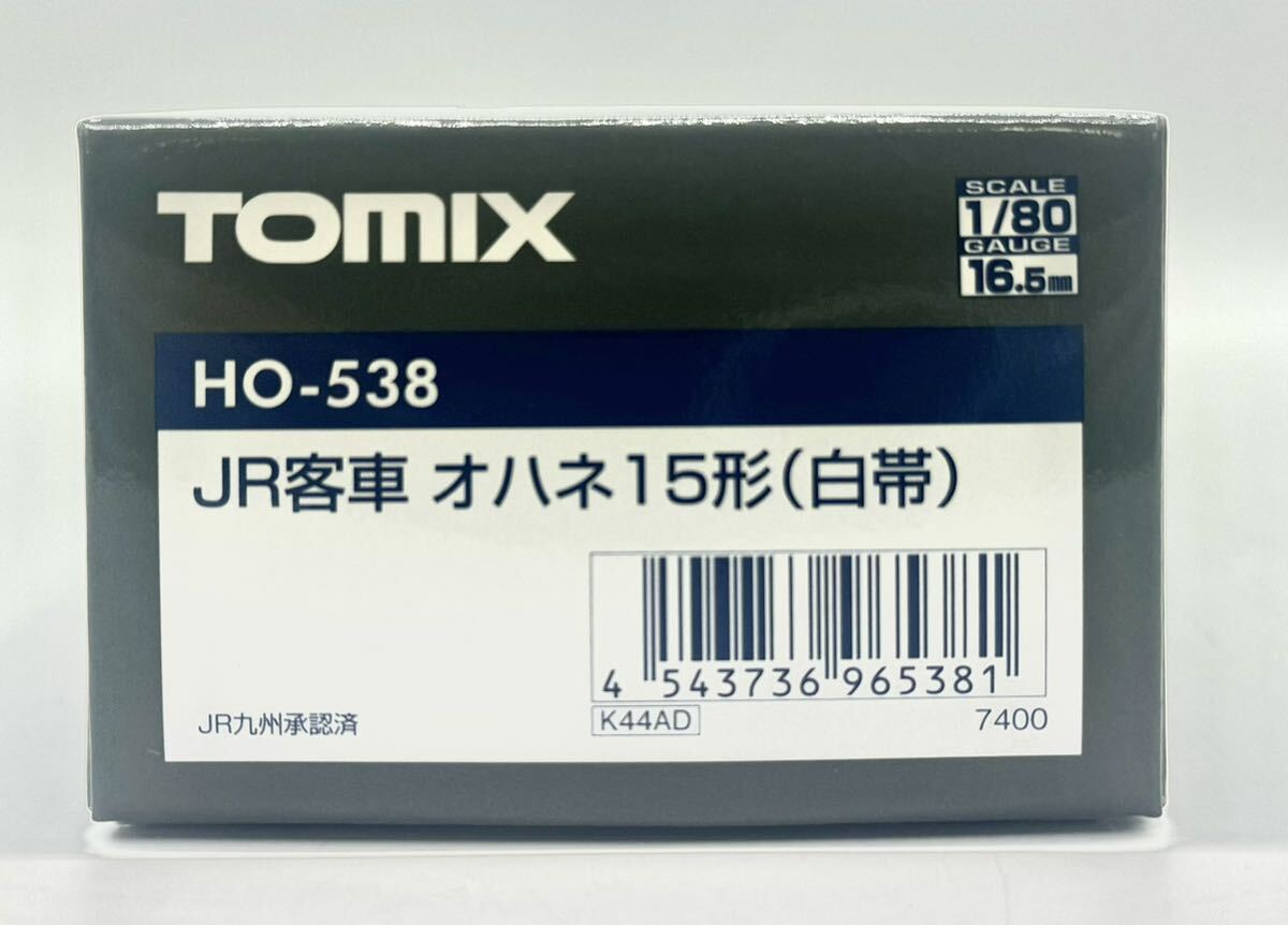 [ новый товар не использовался ]TOMIX HO gauge HO-538 JR пассажирский поезд o - ne15 форма белый obi 
