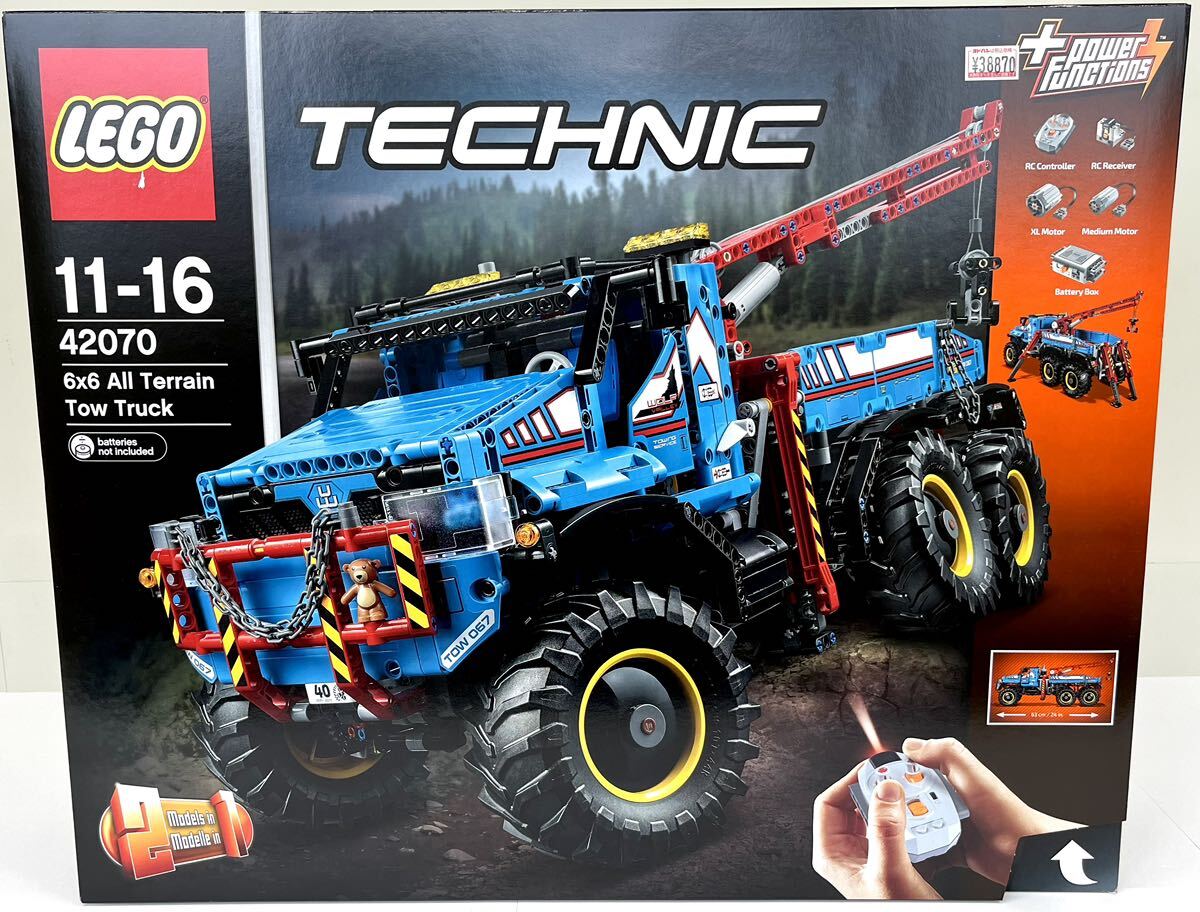 新品未開封 レゴ LEGO テクニック 6x6 全地形マグナムレッカー車 42070