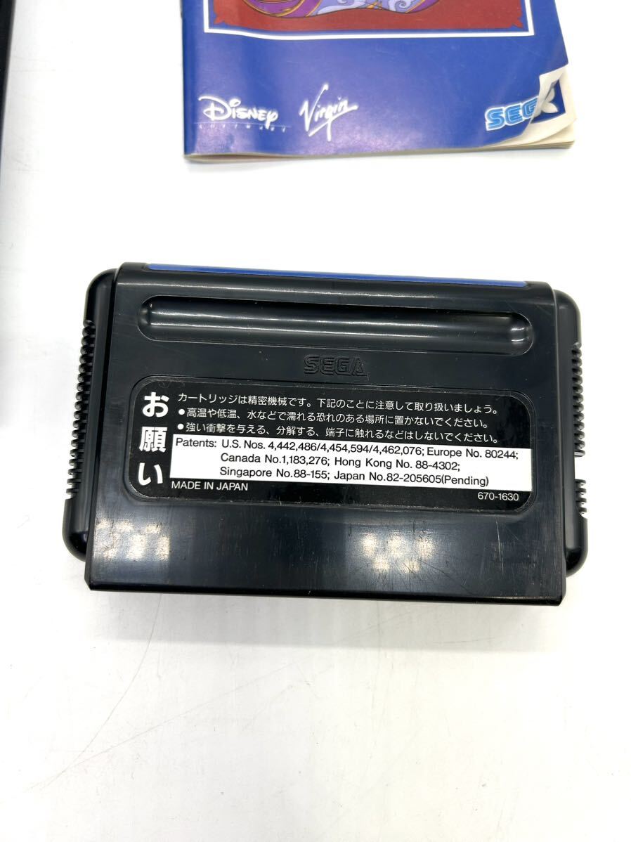 動作確認済み MD メガドライブ アラジン セガ SEGA 箱説付の画像3