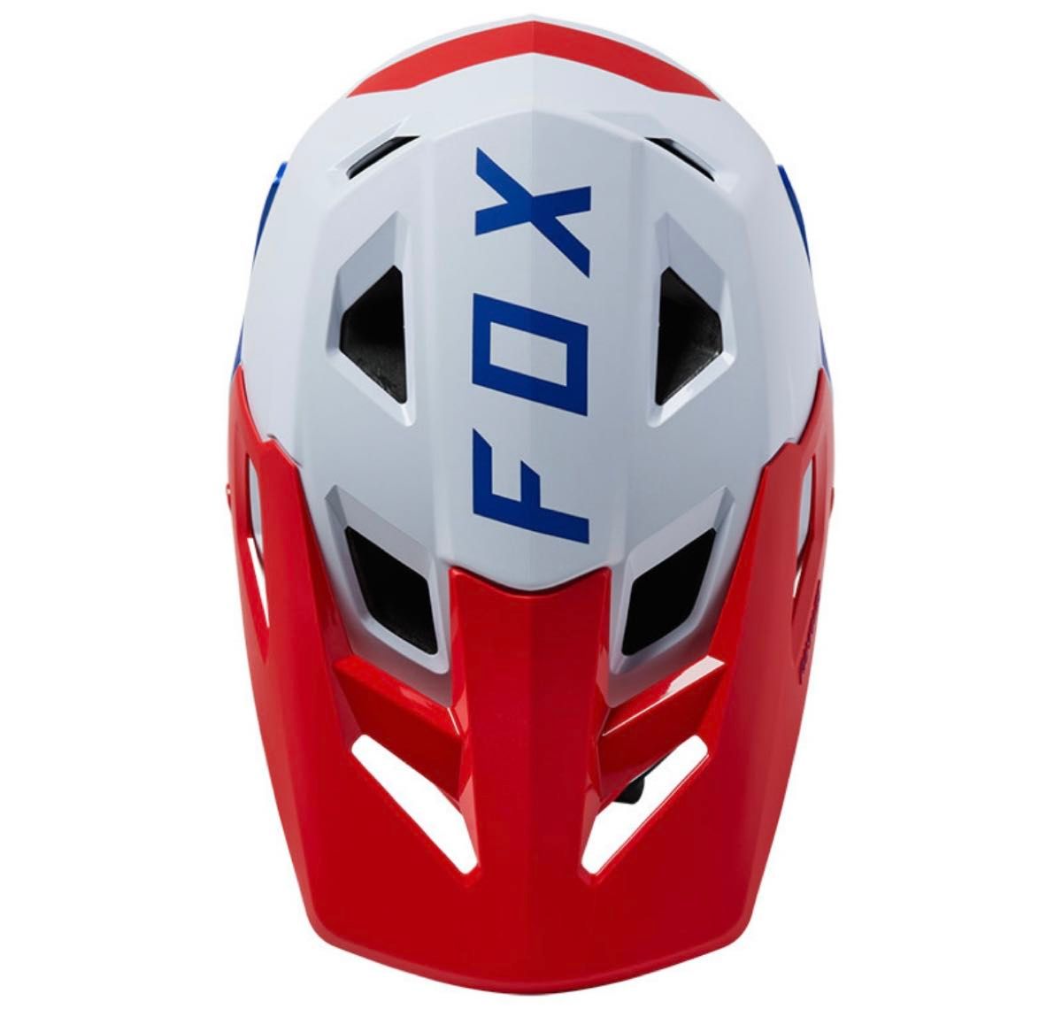 大人気シリーズ FOX RAMPAGE MTB ダウンヒルヘルメット (ホワイト/Mサイズ)