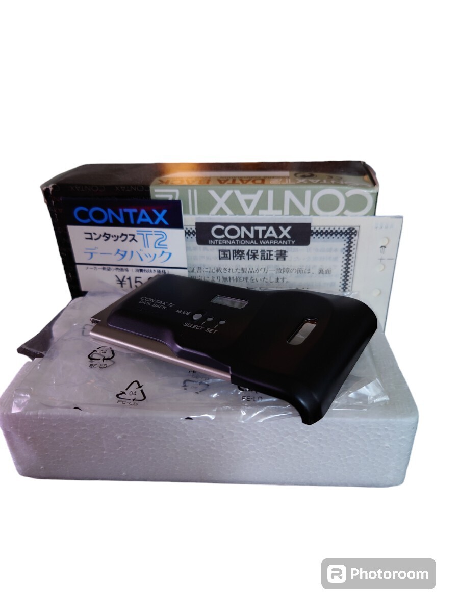 CONTAX　コンタックスT2 データバック　チタンクローム　ジャンク_画像1