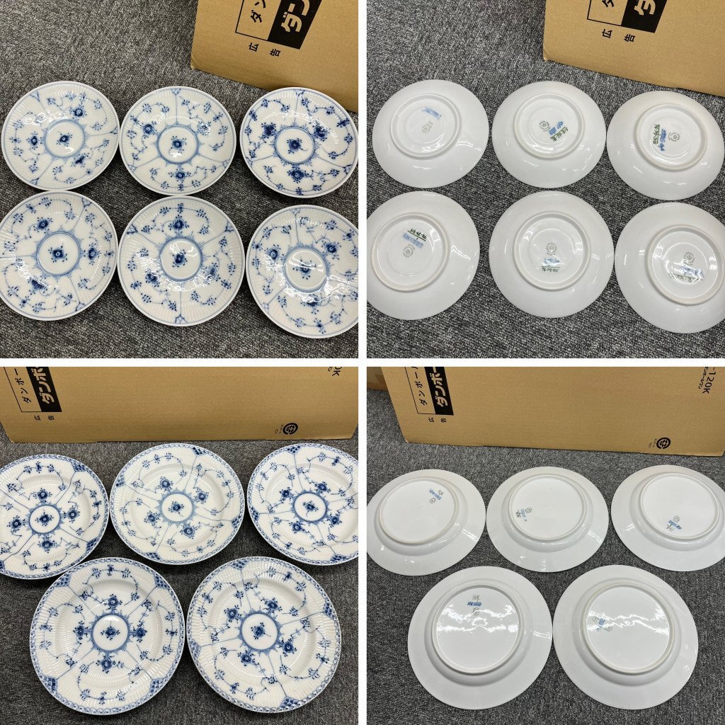 122695◎【大量まとめ】ROYAL COPENHAGEN ロイヤルコペンハーゲン カップ＆ソーサー プレート皿 ティーポットの画像3