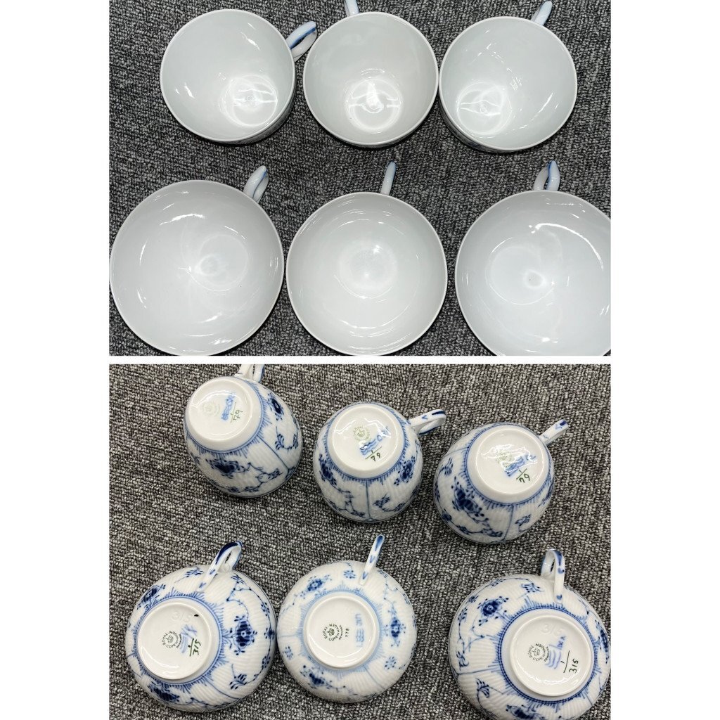 122695◎【大量まとめ】ROYAL COPENHAGEN ロイヤルコペンハーゲン カップ＆ソーサー プレート皿 ティーポットの画像6